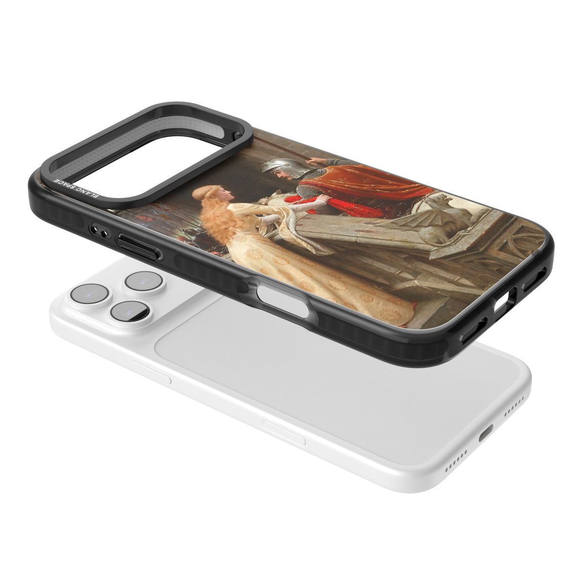 God Speed iPhone 17 Pro Max Impact Black Phone Case angled