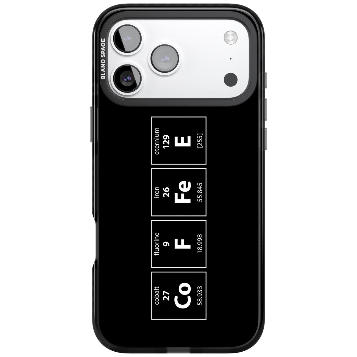 Coffee Element (Black) iPhone 17 Pro Max Impact Black Phone Case front