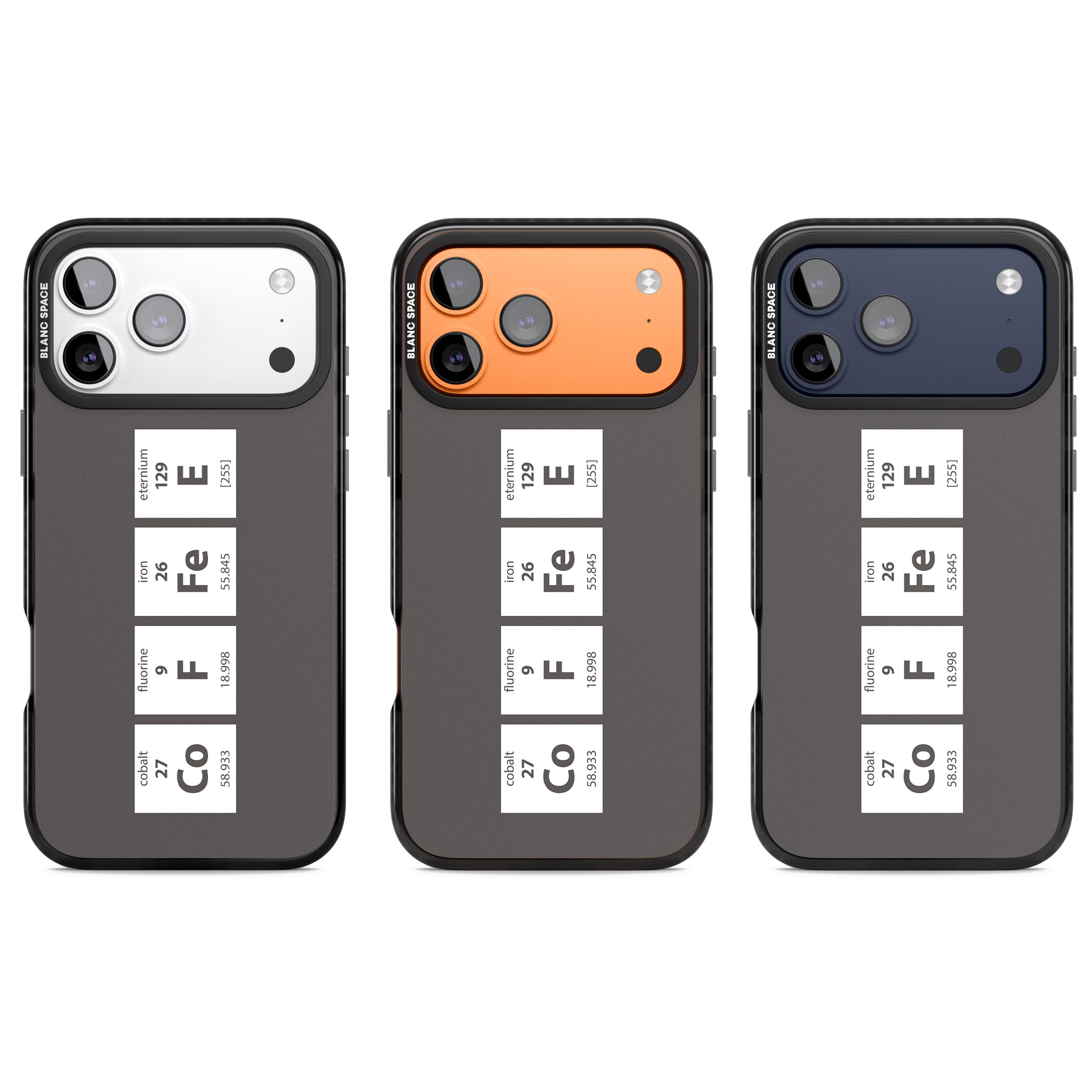 Coffee Element (Grey) iPhone 17 Pro Impact Black Phone Case APT Impact Protection