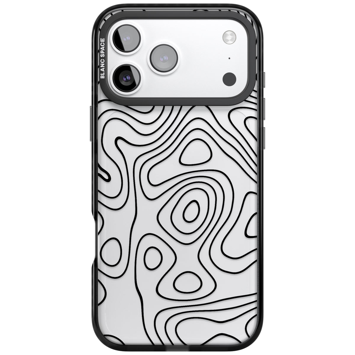 Damascus Steel iPhone 17 Pro Max Impact Black Phone Case front