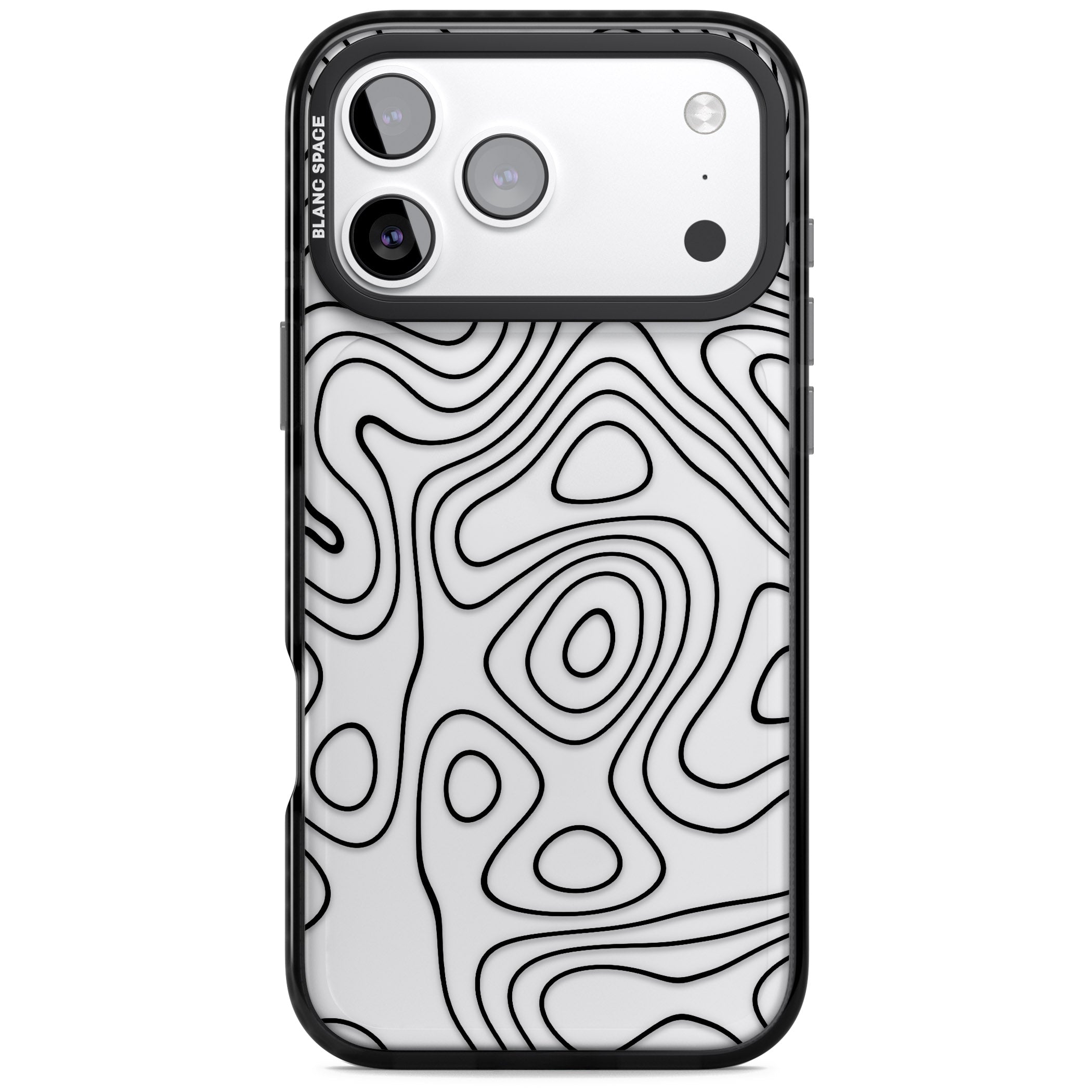 Damascus Steel iPhone 17 Pro Impact Black Phone Case