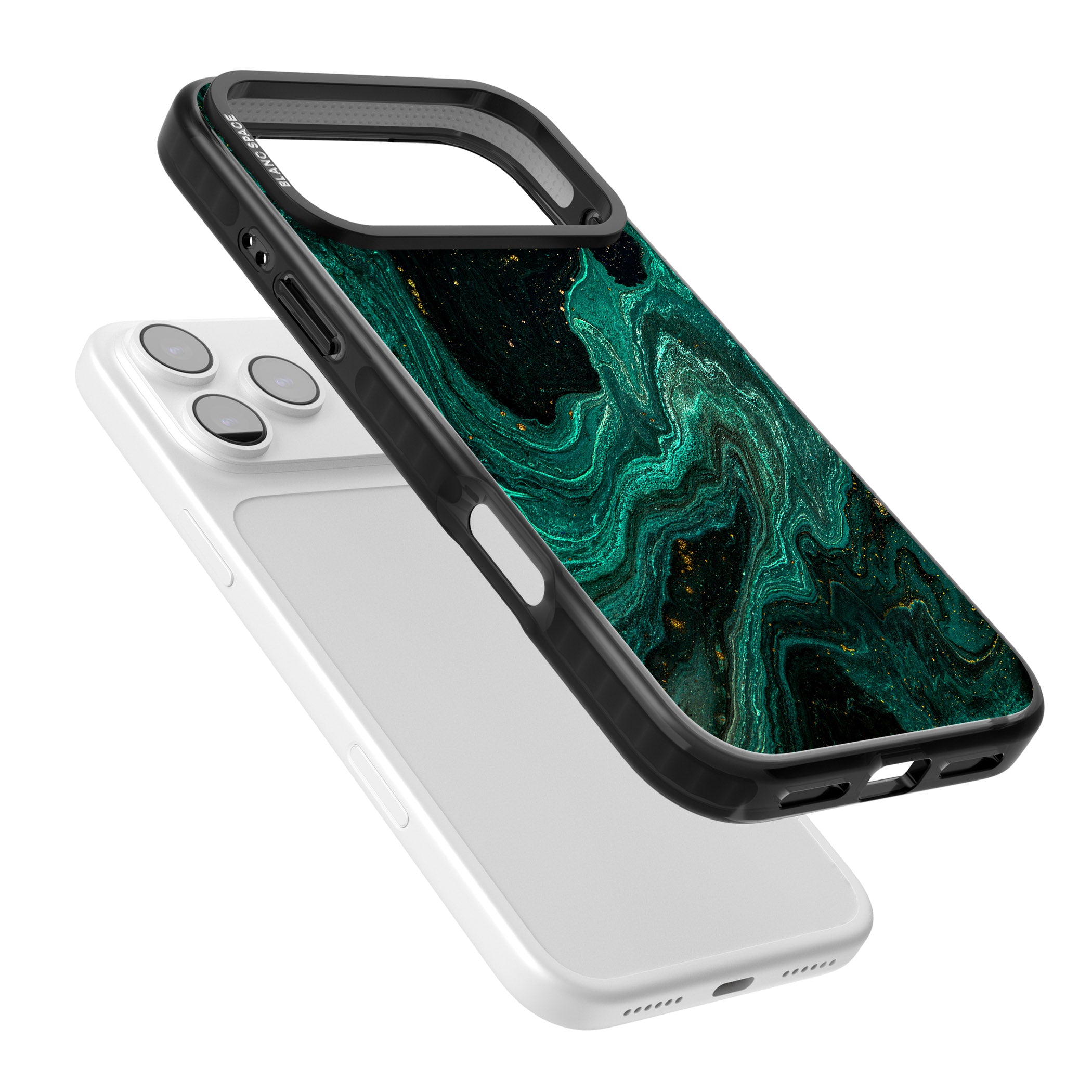 Emerald Lagoon iPhone 17 Pro Impact Black Phone Case Colours