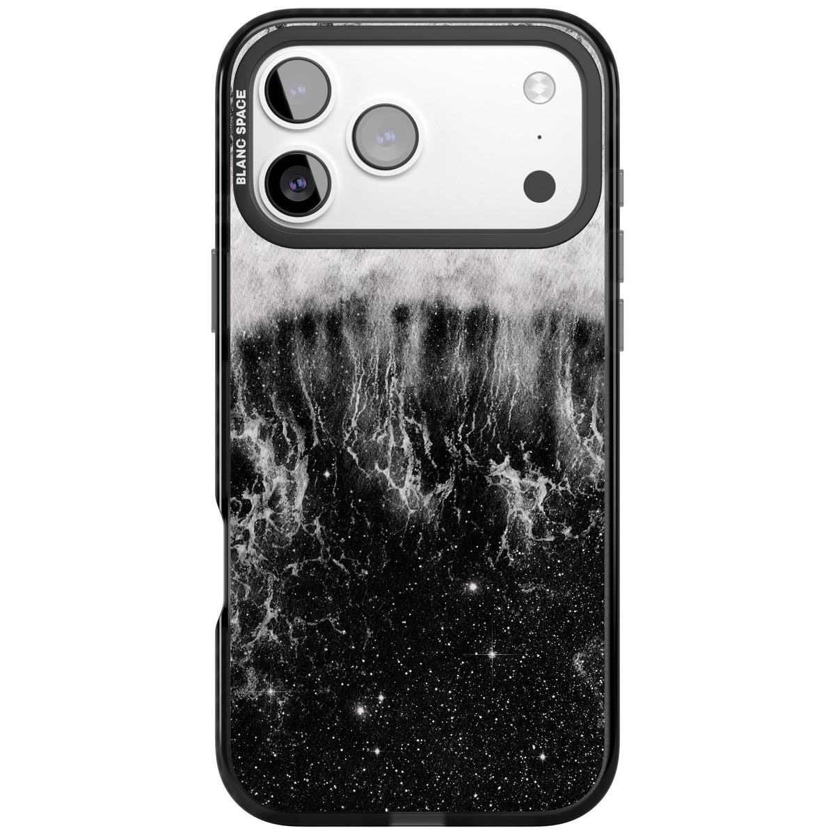 Deep Wave iPhone 17 Pro Max Impact Black Phone Case front