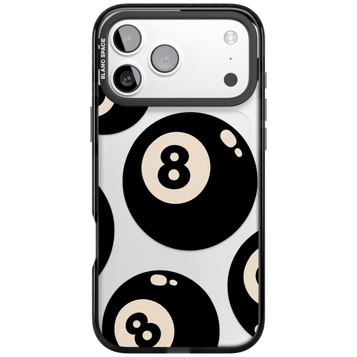 Eights iPhone 17 Pro Max Impact Black Phone Case front