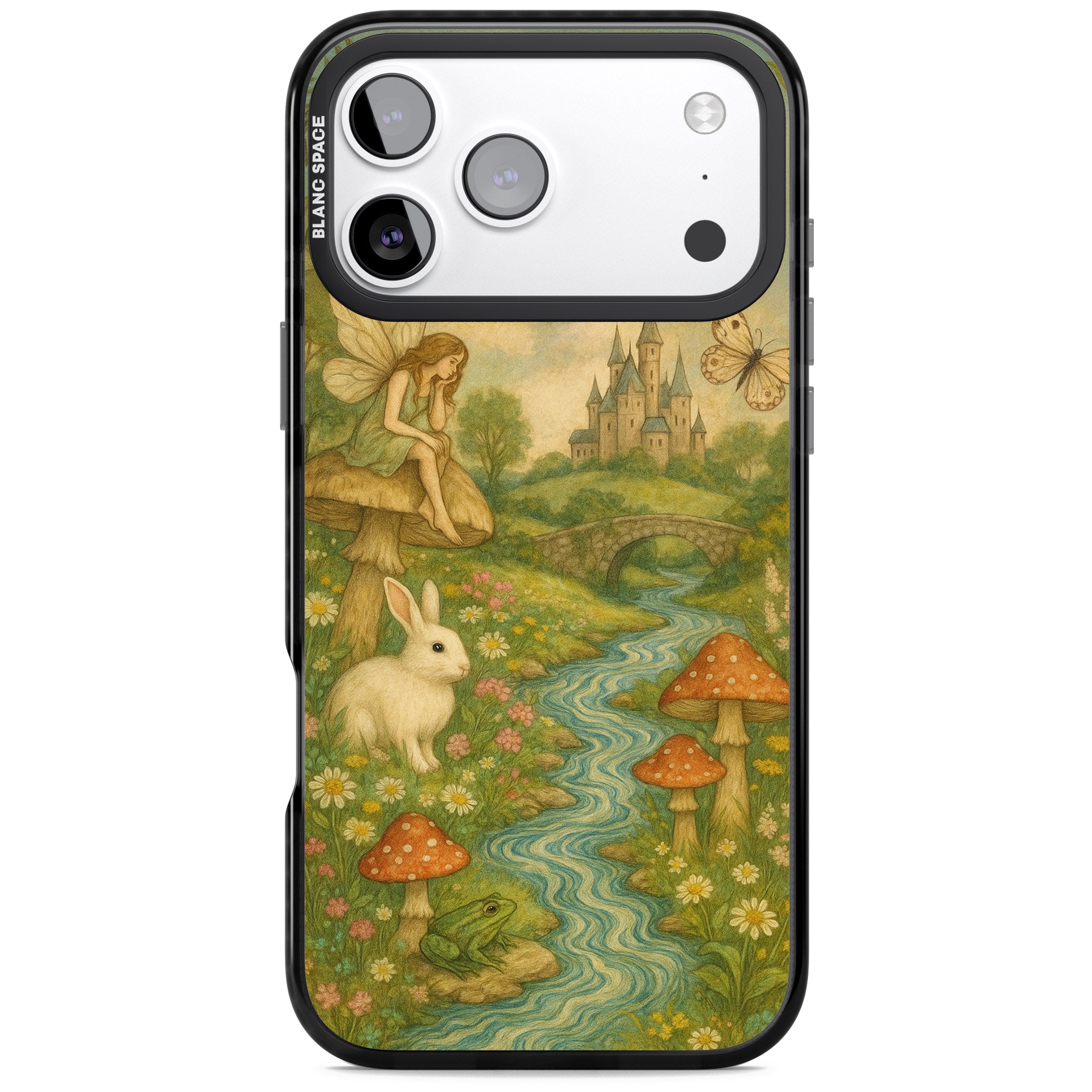 Castle Fairy iPhone 17 Pro Impact Black Phone Case