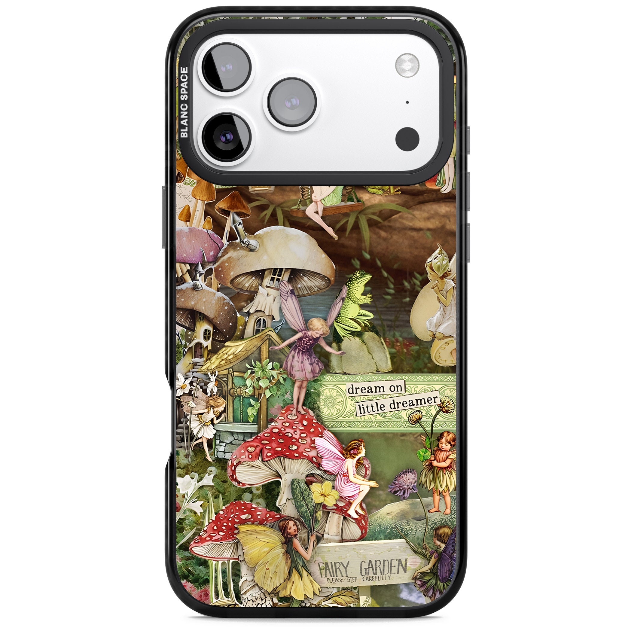 Dreamy Garden iPhone 17 Pro Impact Black Phone Case