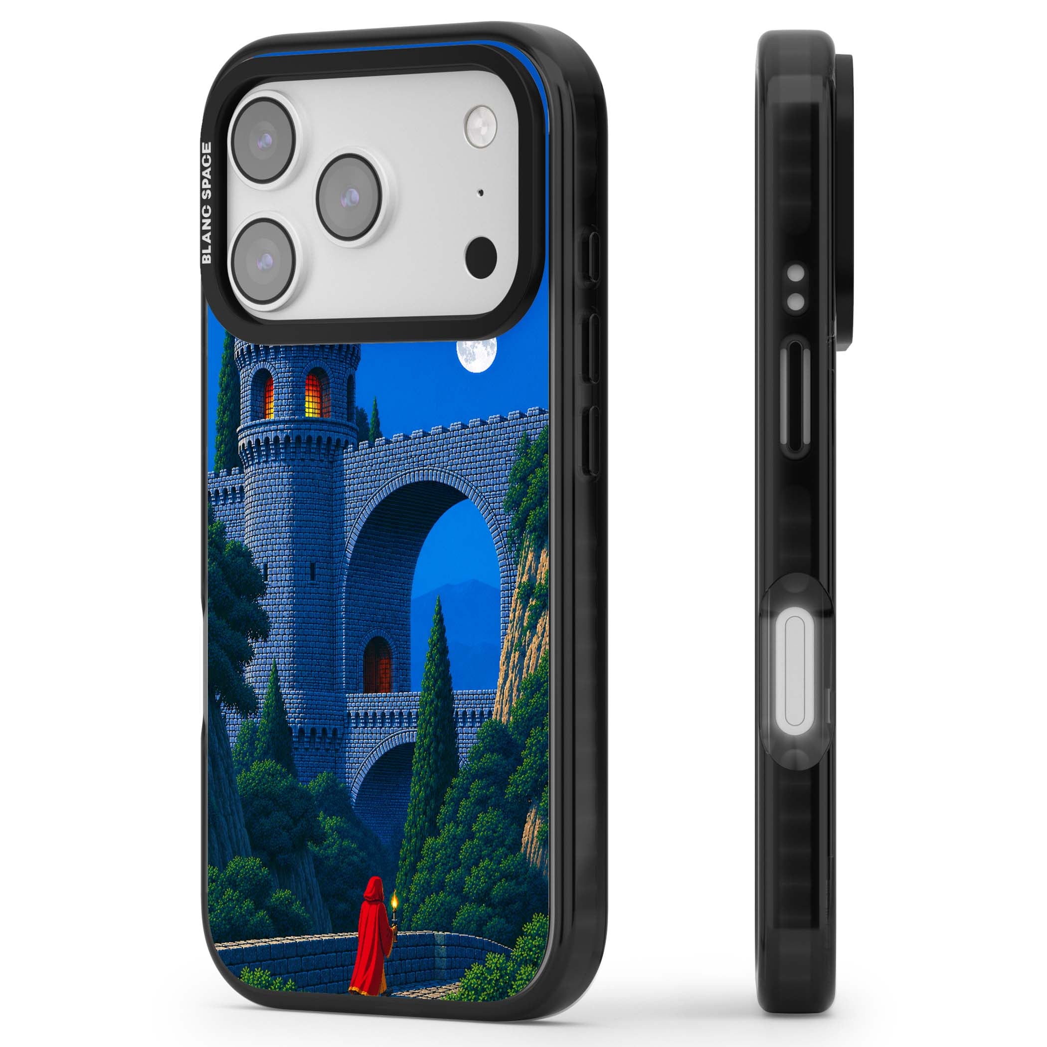 Castle Walls art iPhone case | Clear Impact case for iPhone 17 Pro, iPhone 17 Pro Max