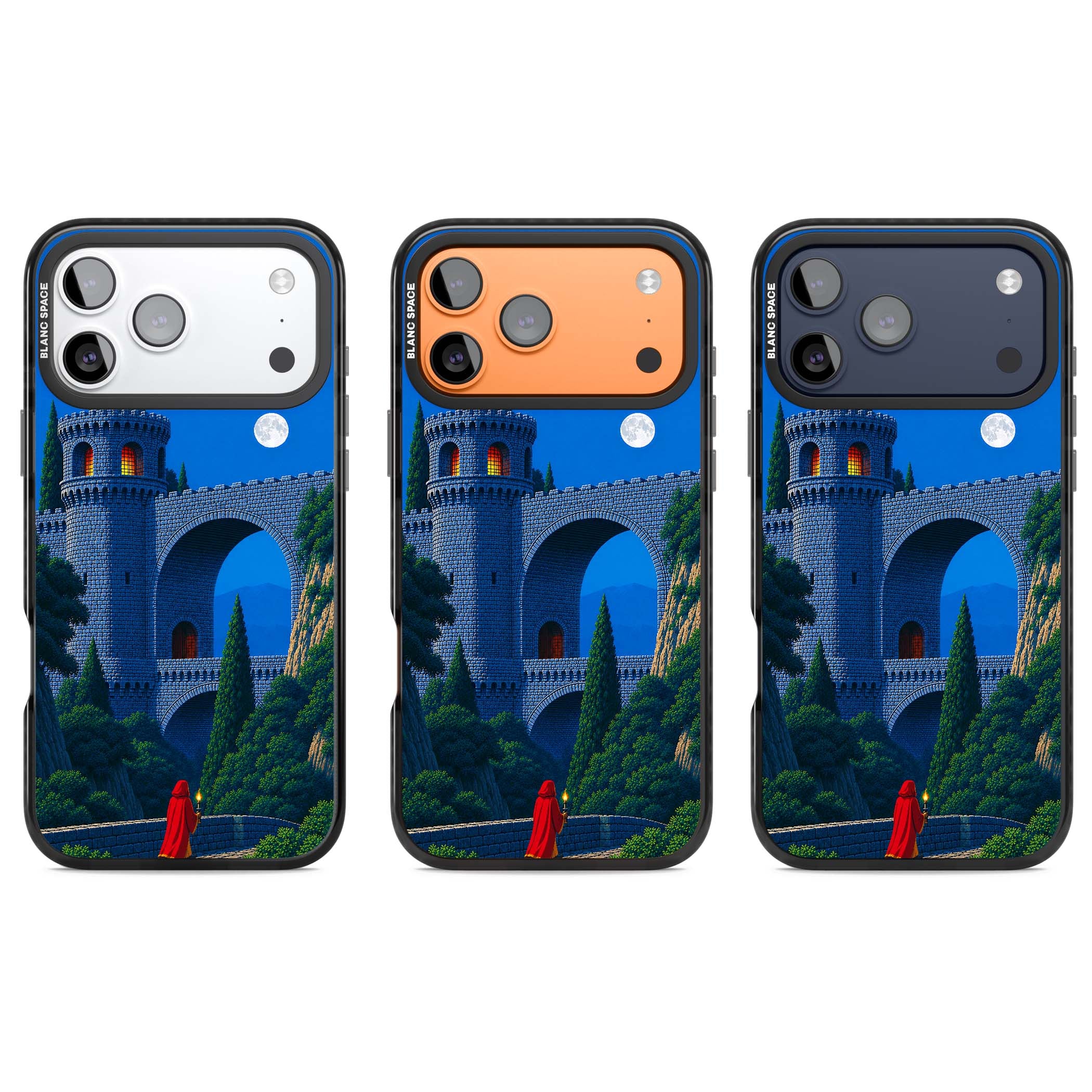 Castle Walls art iPhone case | Clear Impact case for iPhone 17 Pro, iPhone 17 Pro Max