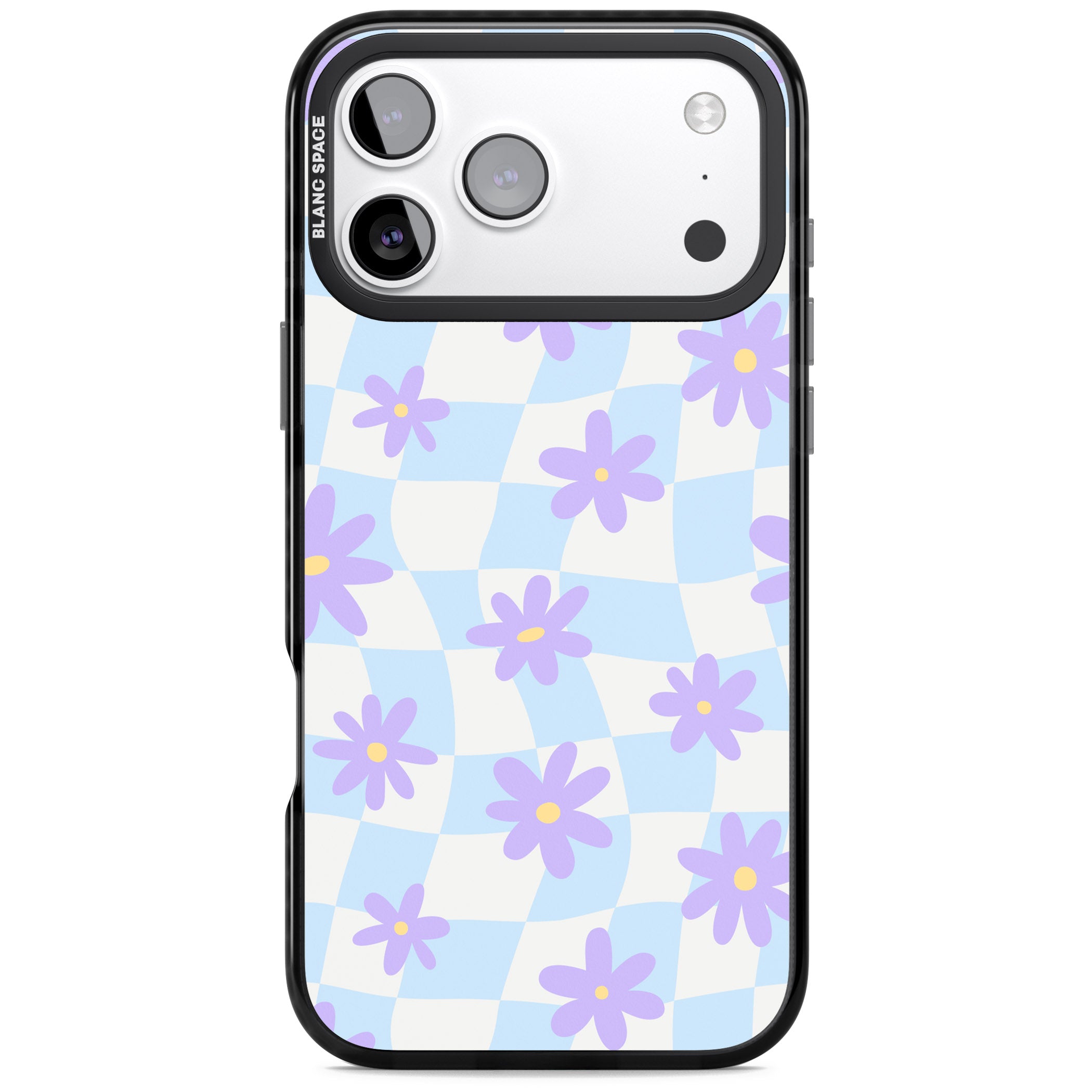Serene Skies & Flowers iPhone 17 Pro Impact Black Phone Case