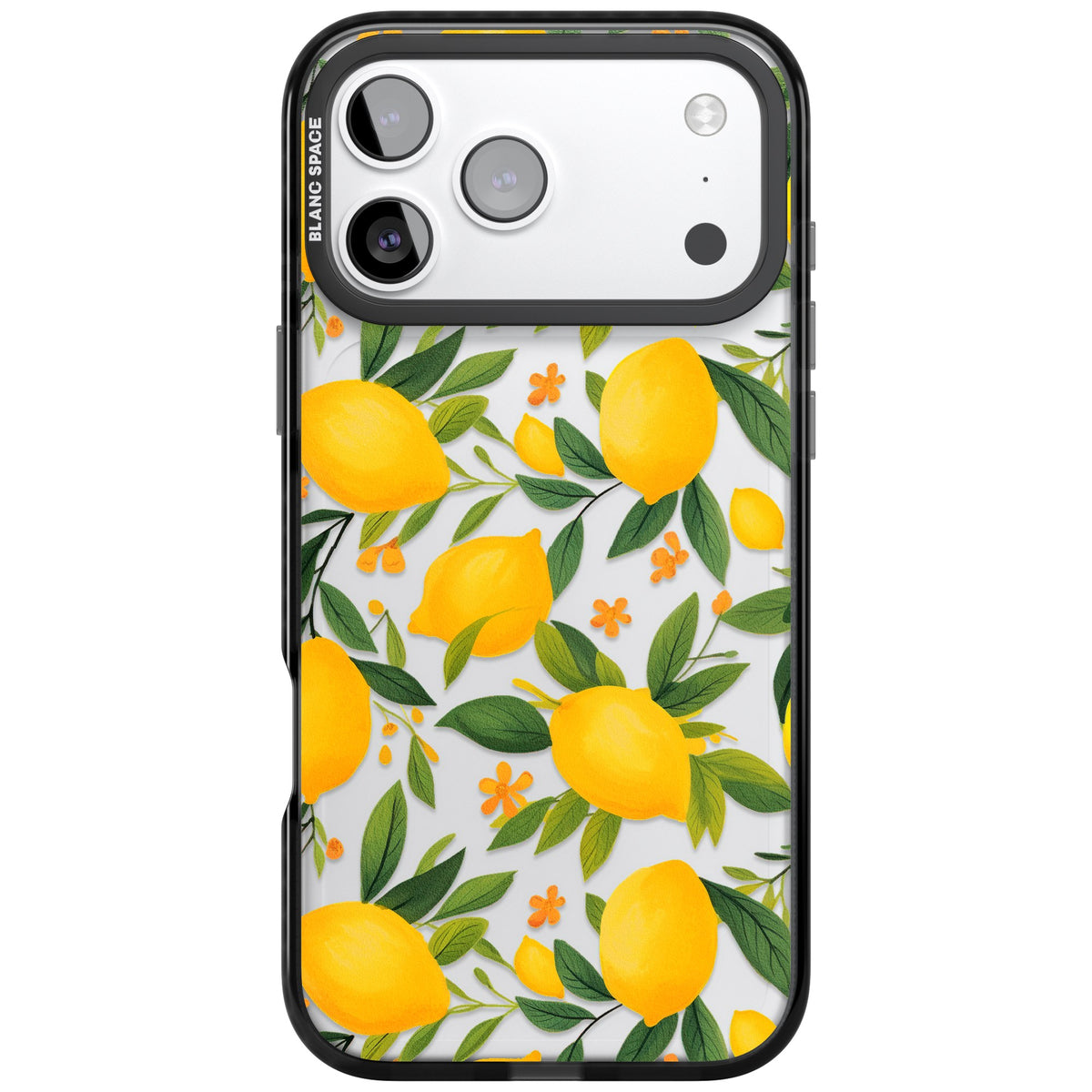 Lemon Grove iPhone 17 Pro Max Impact Black Phone Case front