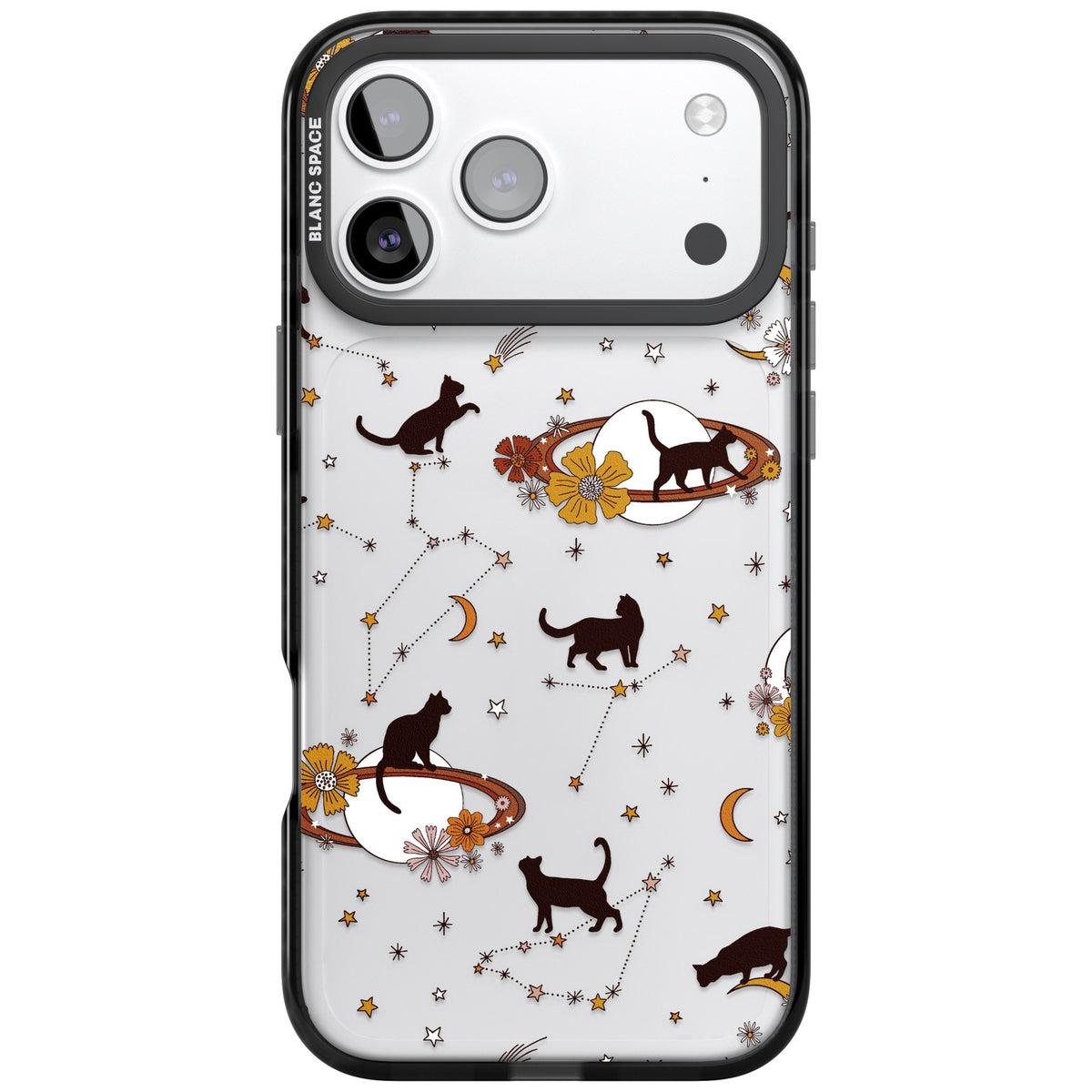 Cats And Astrology iPhone 17 Pro Max Impact Black Phone Case front
