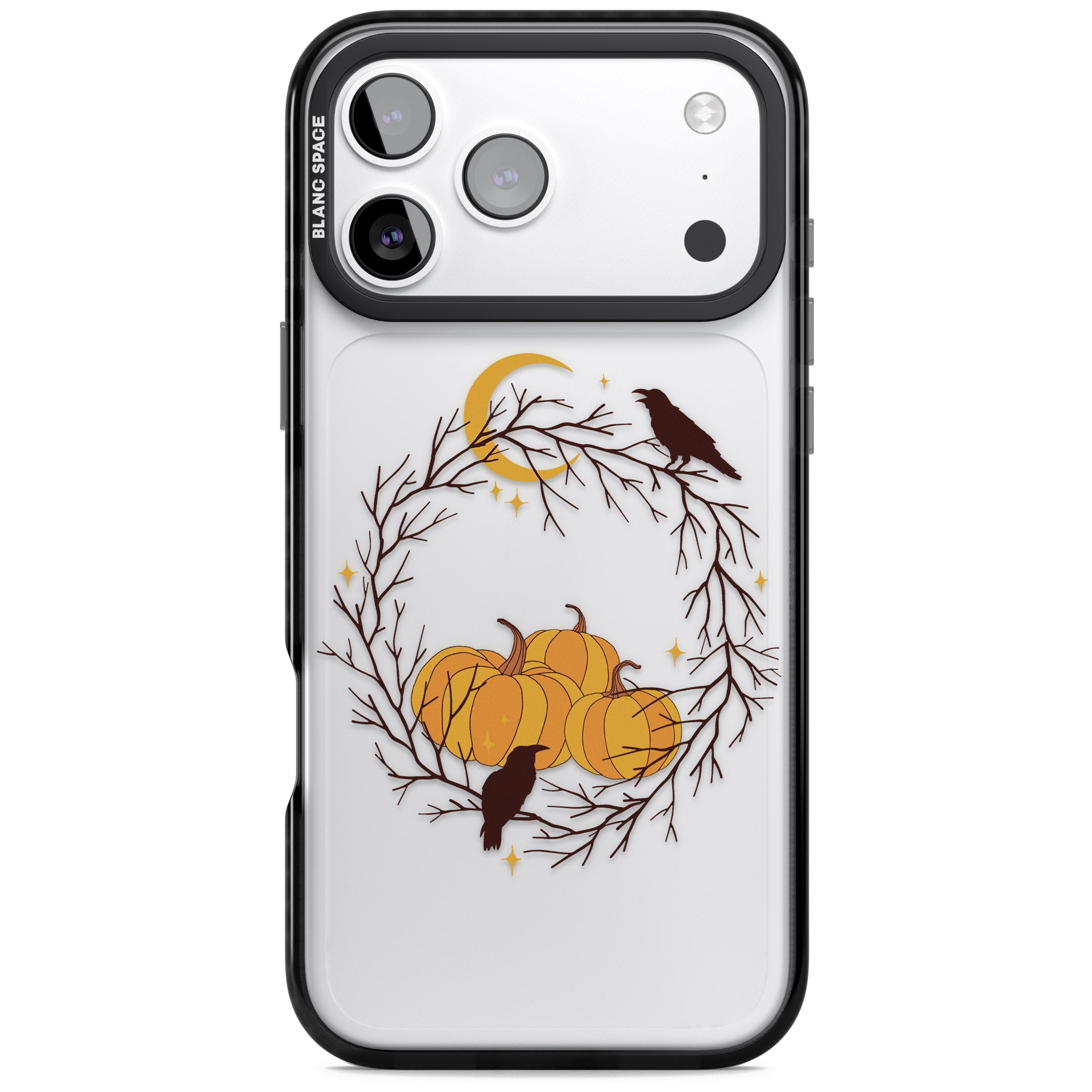 Pumpkin Patch iPhone 17 Pro Impact Black Phone Case