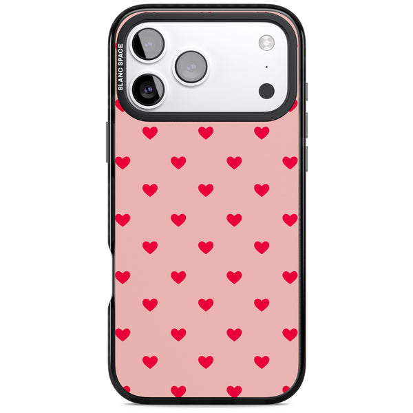 Small Heart Pattern: Red & Pink