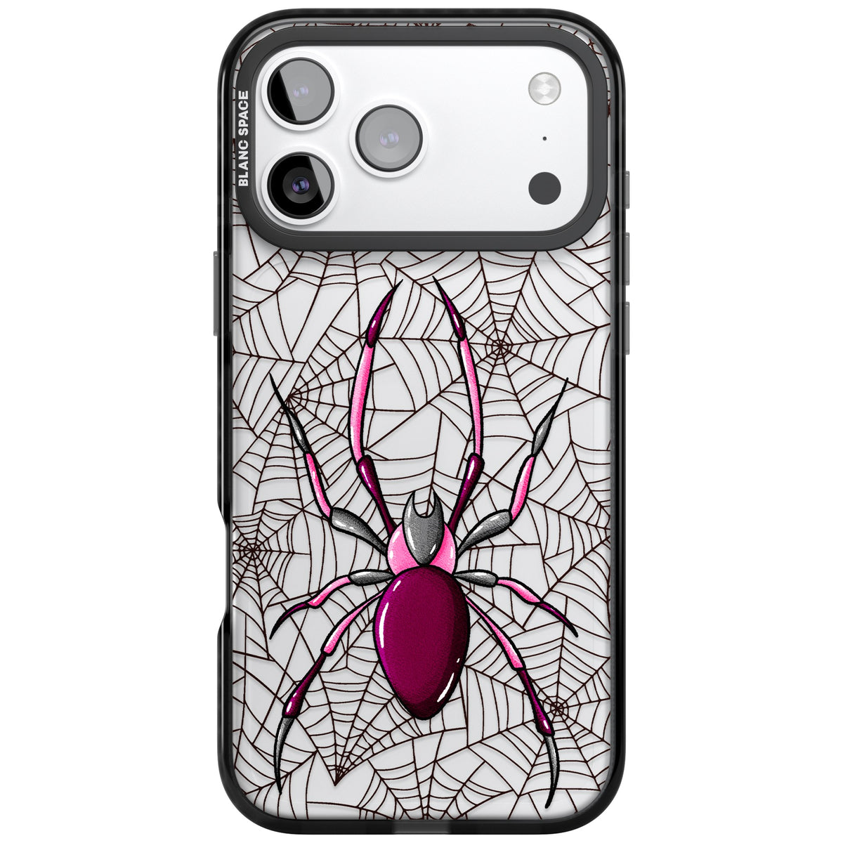 Arachnophobia iPhone 17 Pro Max Impact Black Phone Case front