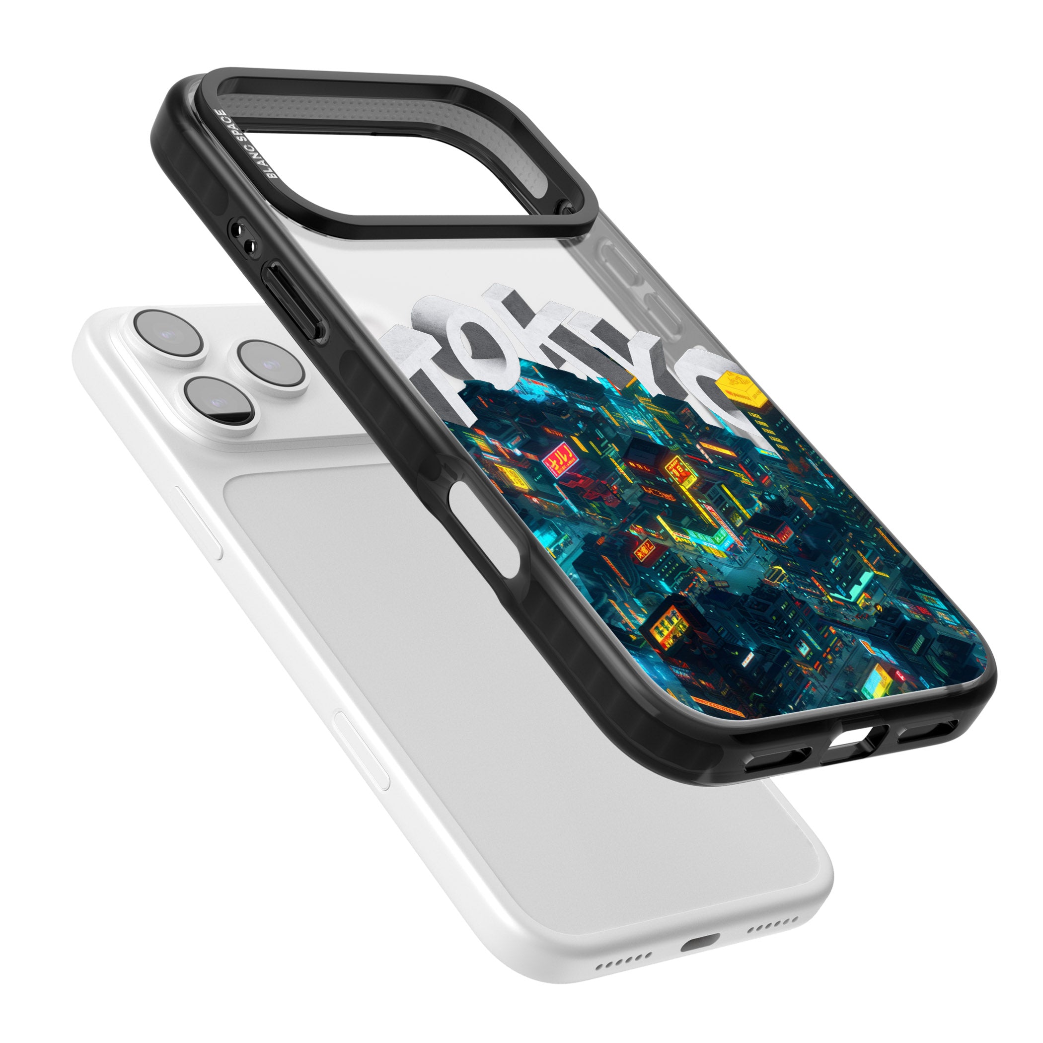 Tokyo iPhone 17 Pro Impact Black Phone Case Colours