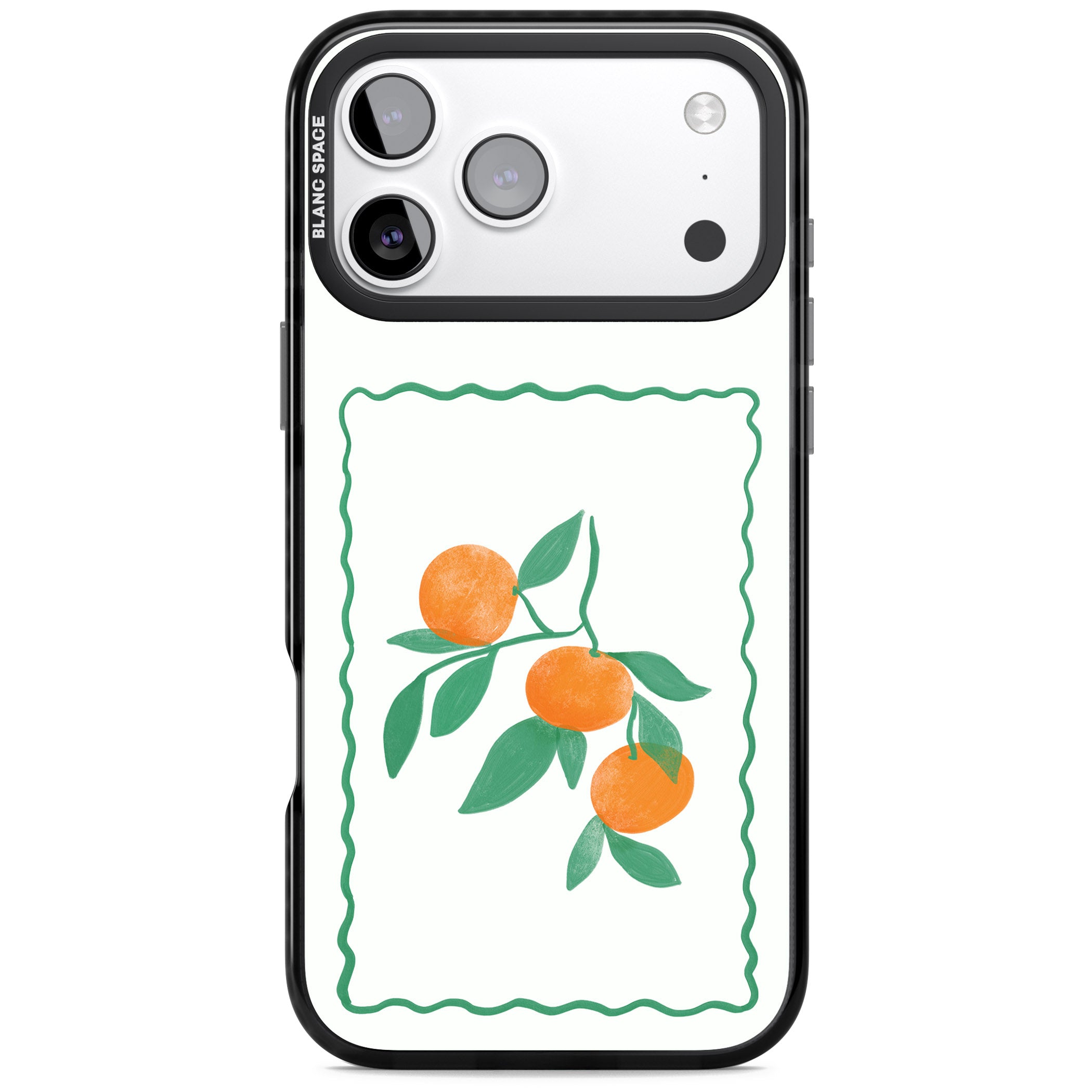 Italian Oranges iPhone 17 Pro Impact Black Phone Case