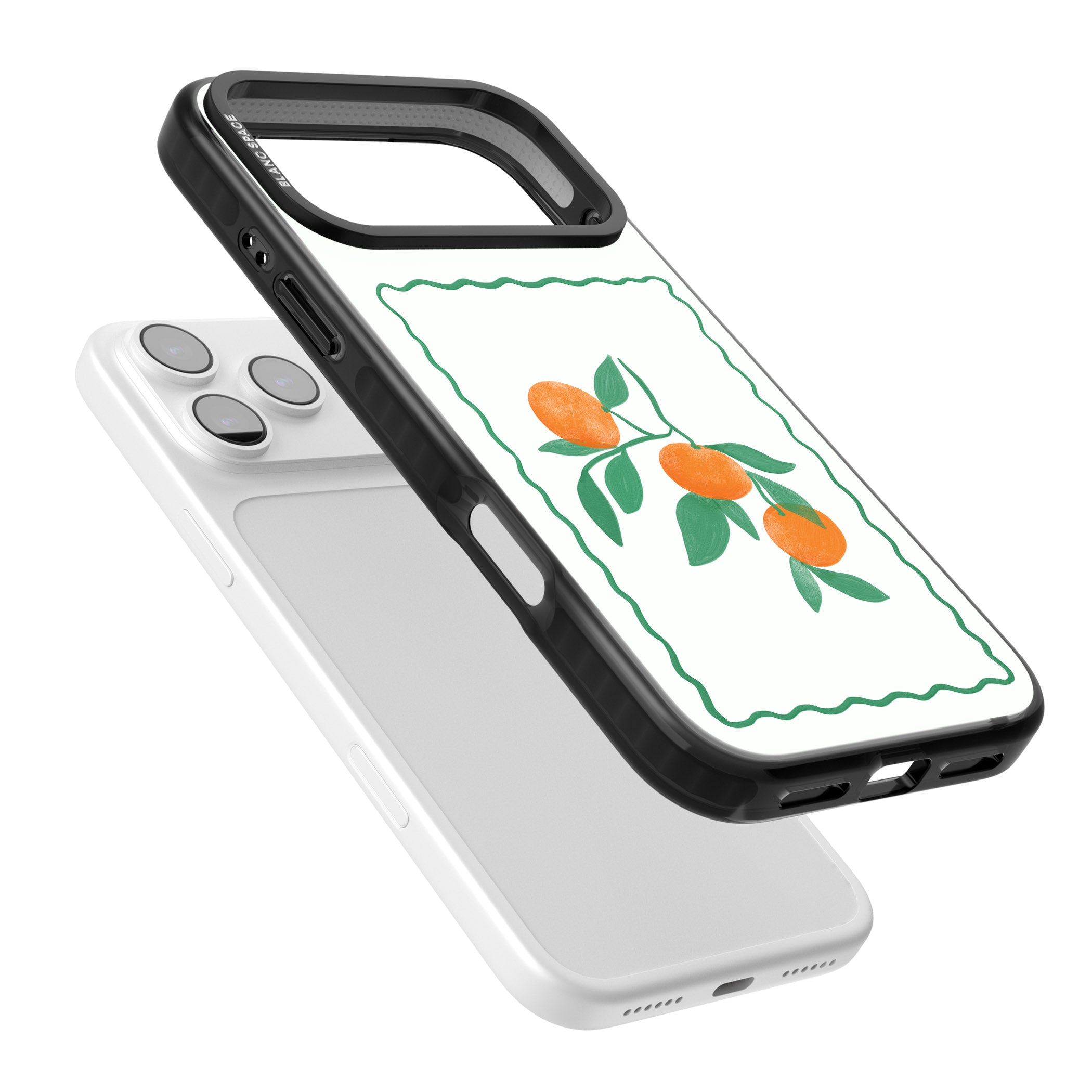 Italian Oranges iPhone 17 Pro Impact Black Phone Case Colours