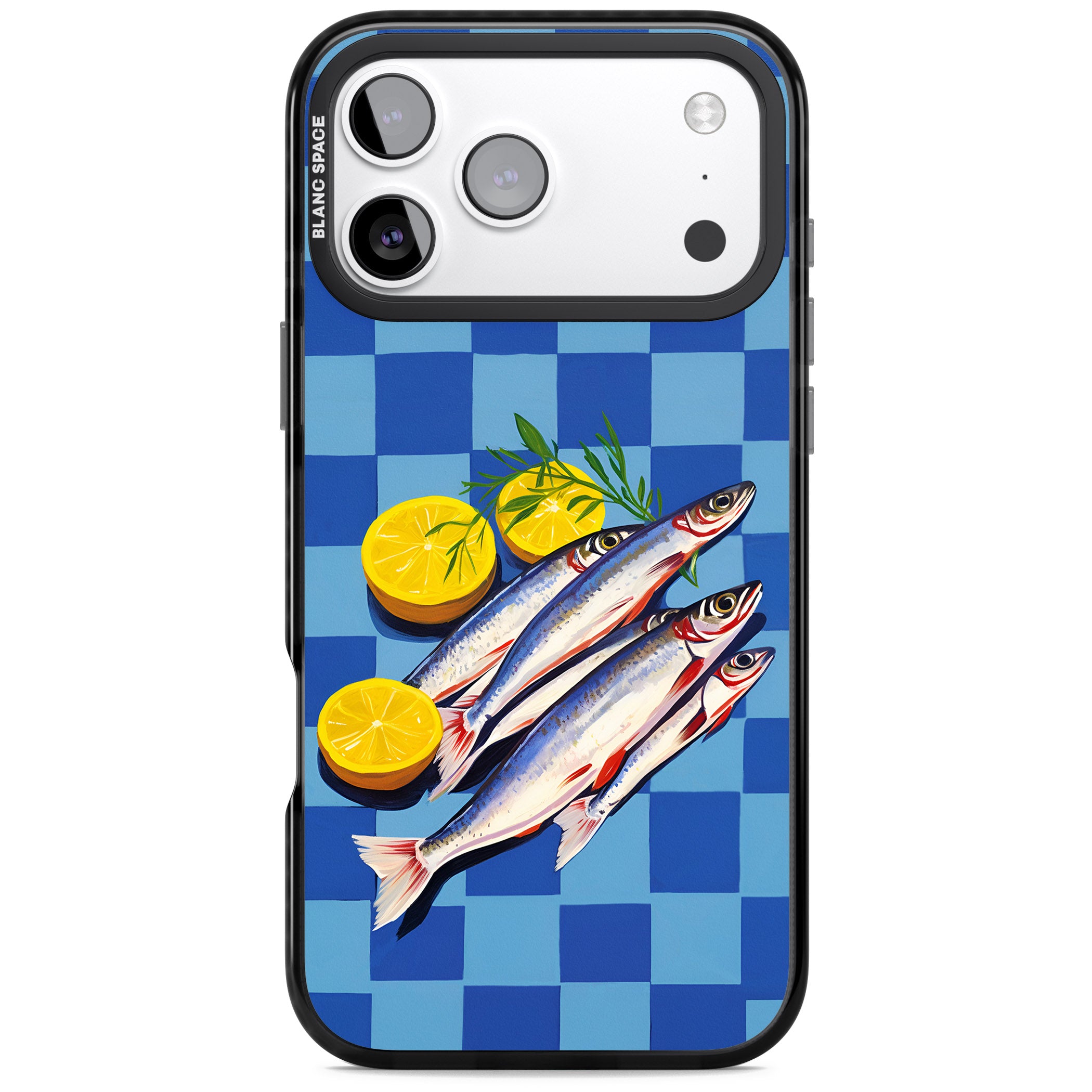 Fish & Lemons iPhone 17 Pro Impact Black Phone Case