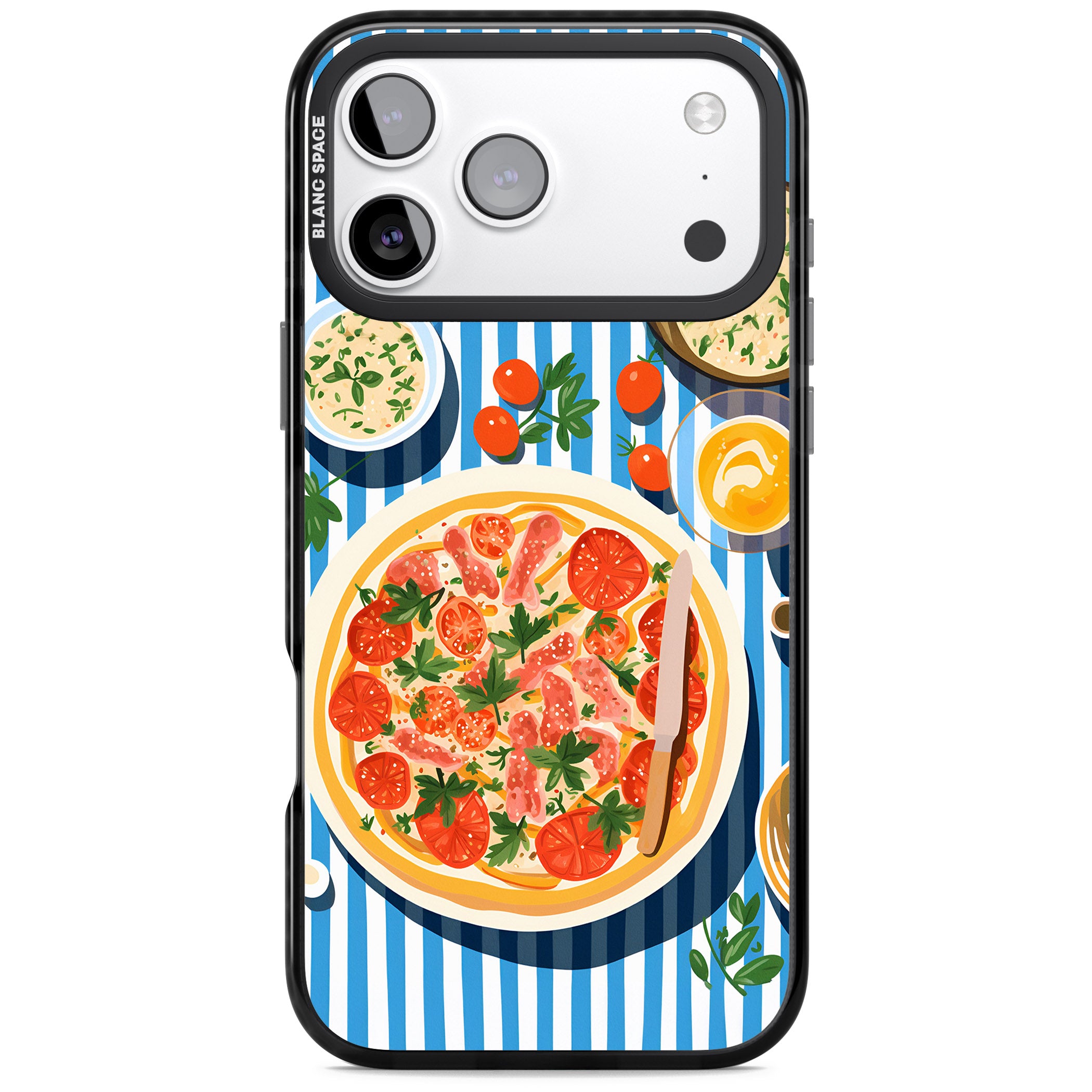 Italian Platter iPhone 17 Pro Impact Black Phone Case