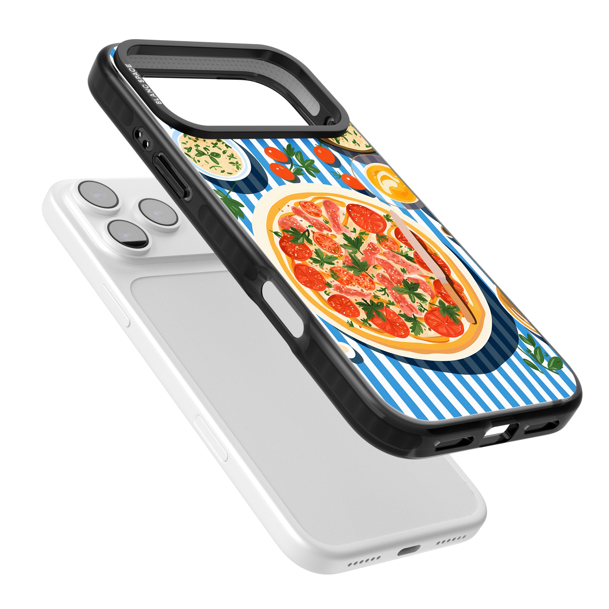 Italian Platter iPhone 17 Pro Impact Black Phone Case Colours