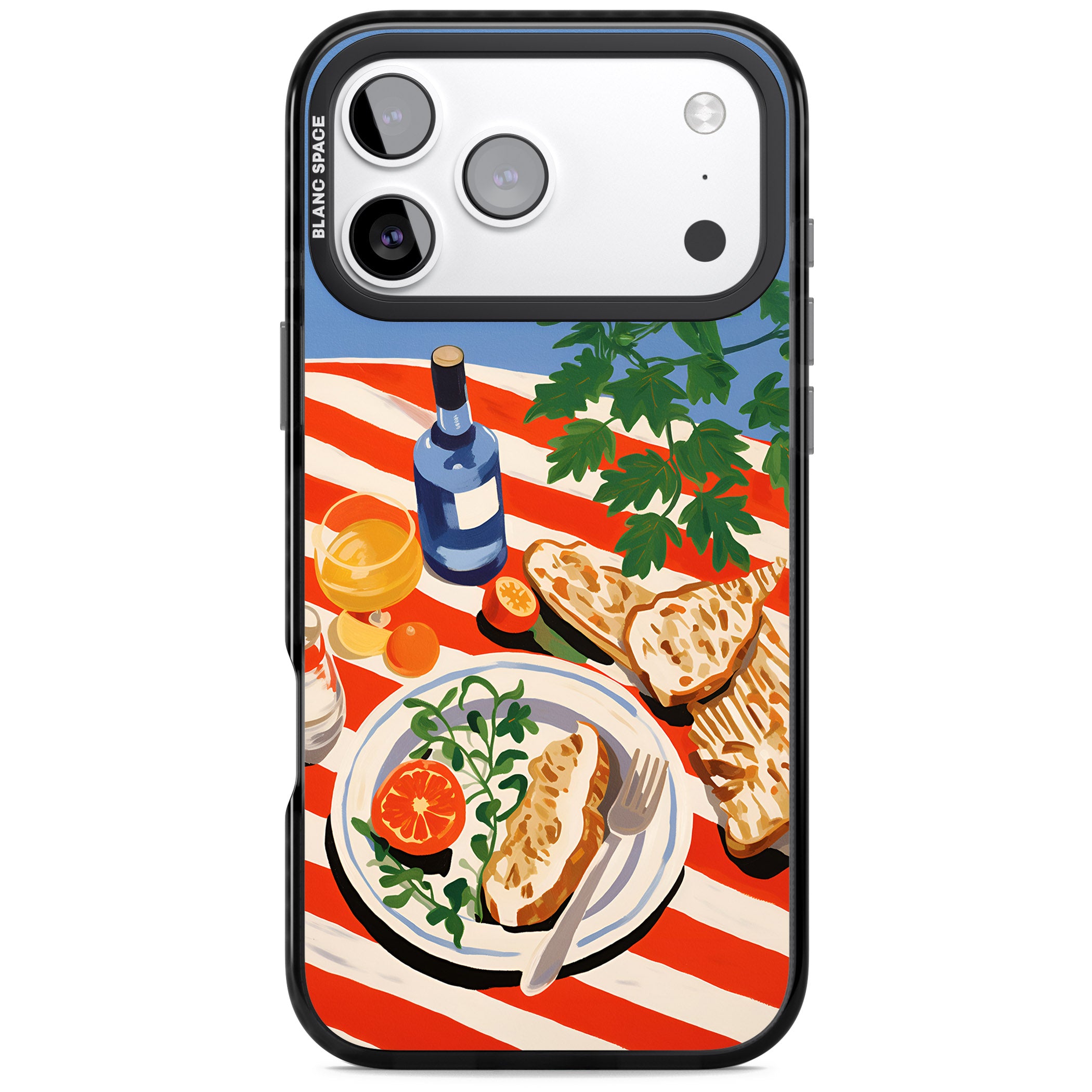 Mediterranean Lunch Table iPhone 17 Pro Impact Black Phone Case