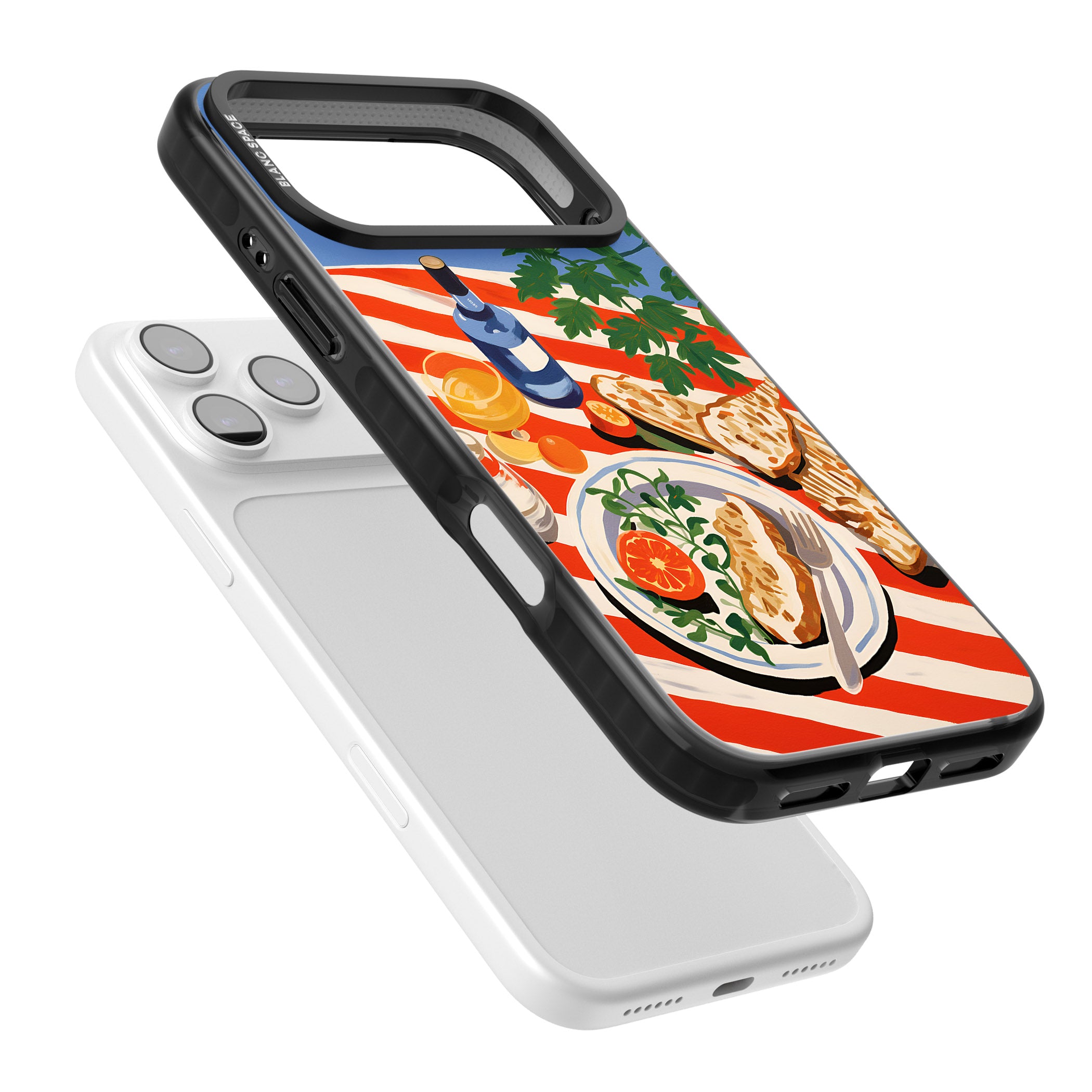 Mediterranean Lunch Table iPhone 17 Pro Impact Black Phone Case Colours