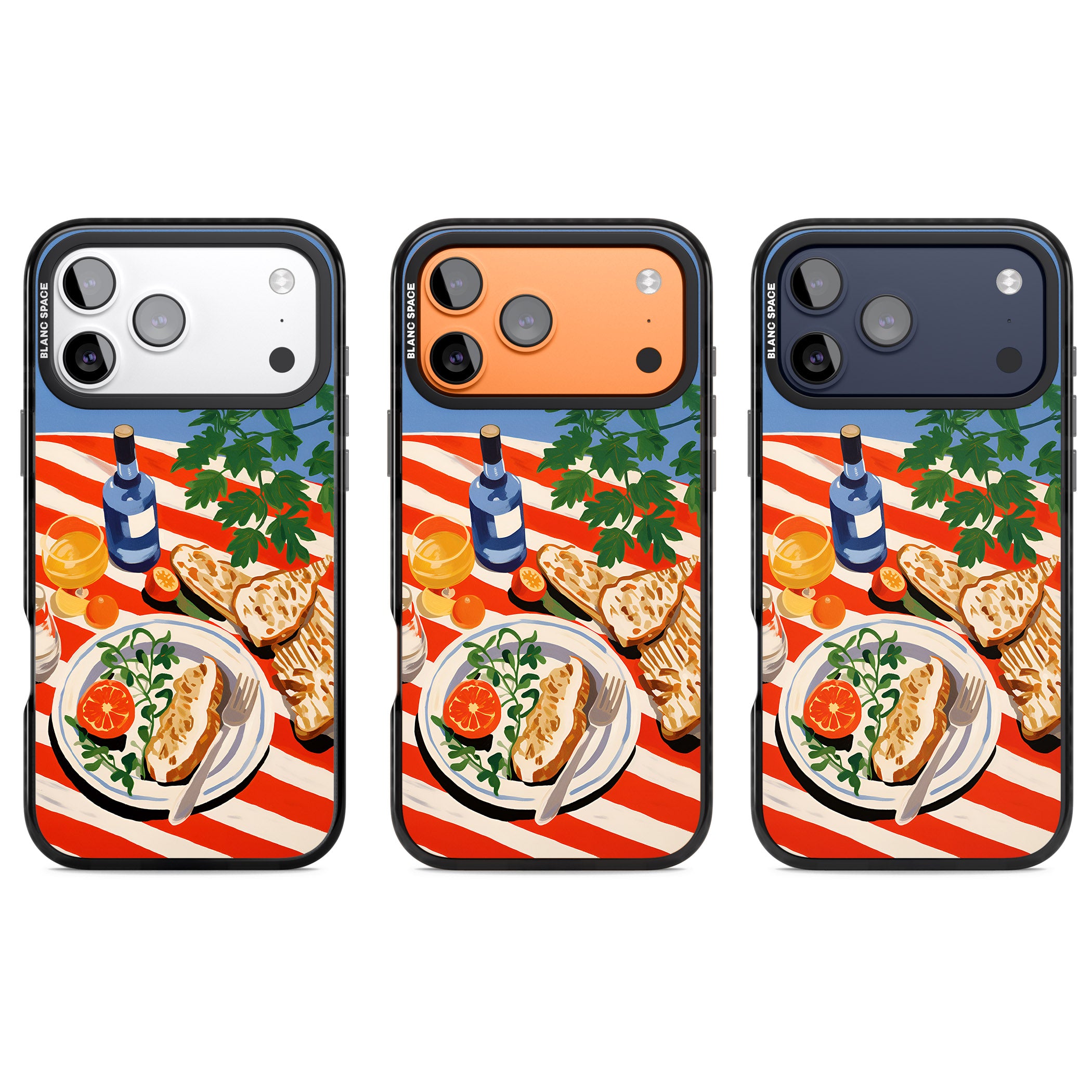 Mediterranean Lunch Table iPhone 17 Pro Impact Black Phone Case APT Impact Protection