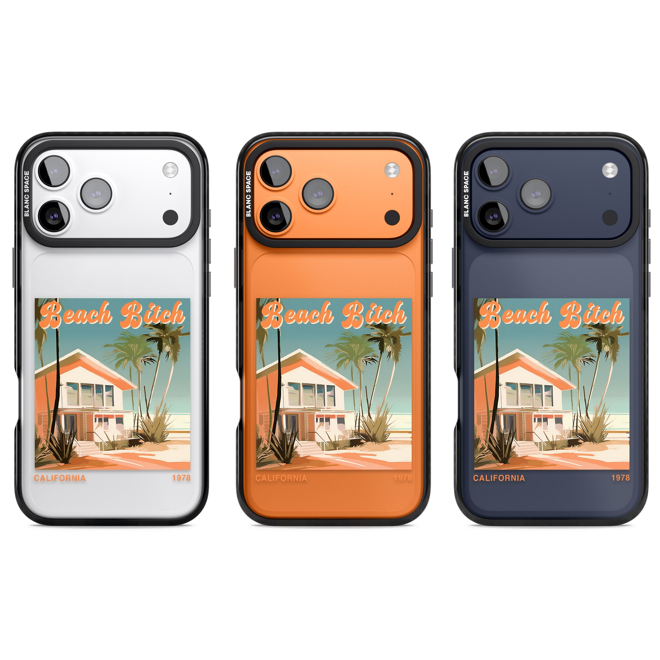 Beach B*tch iPhone 17 Pro Impact Black Phone Case APT Impact Protection