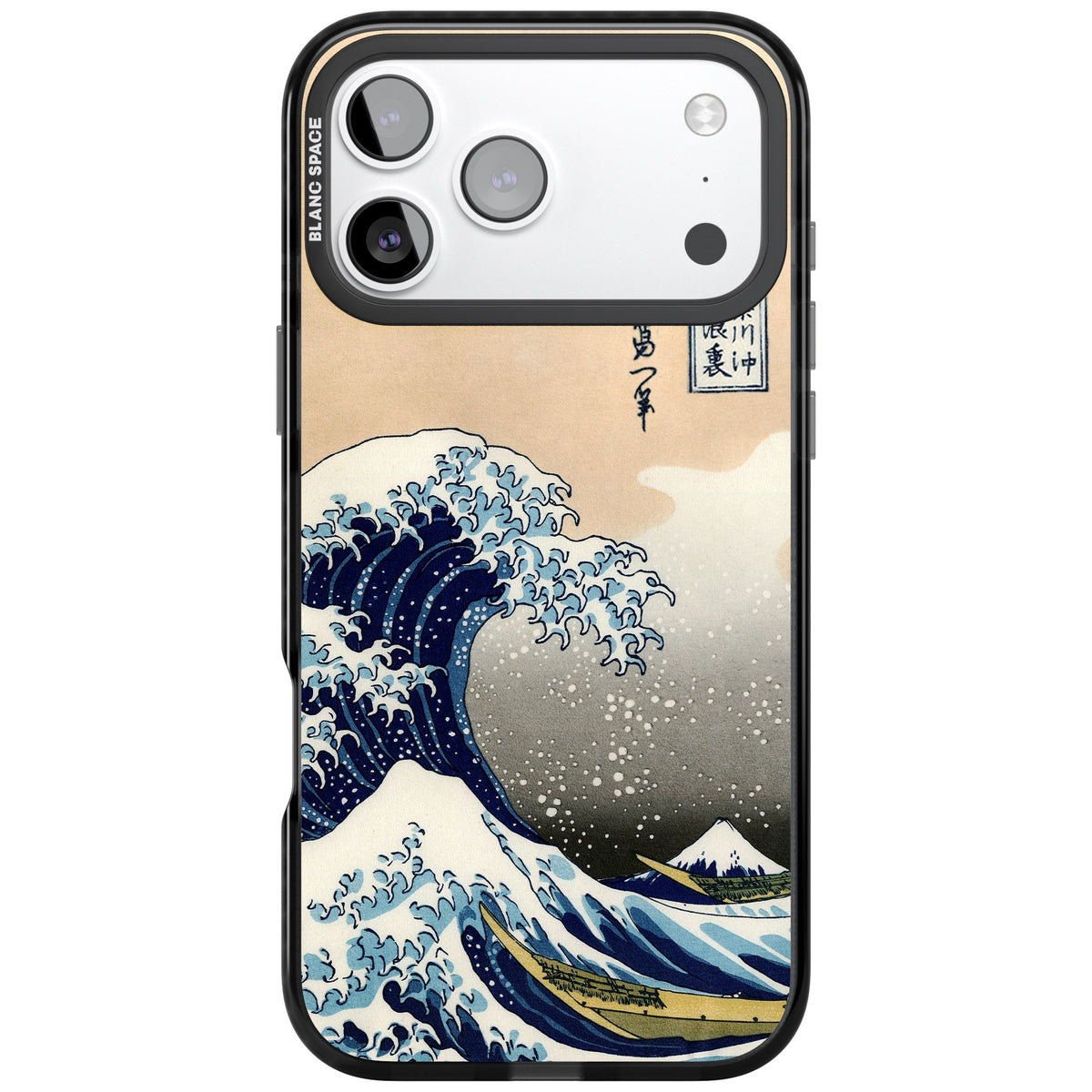 Great Wave iPhone 17 Pro Max Impact Black Phone Case front