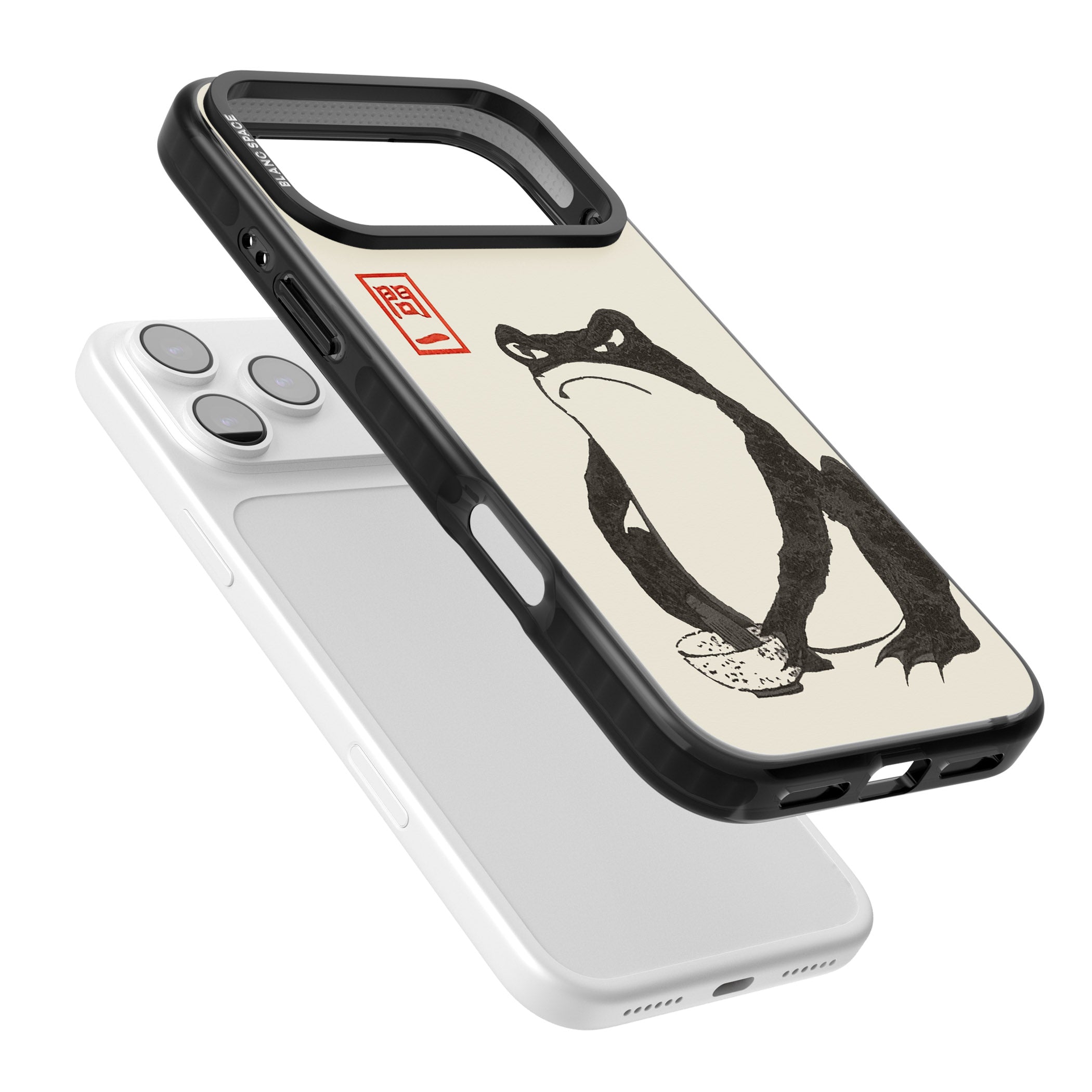 Matsumoto Hoji Grumpy Toad Frog Wallpaper iPhone Case |