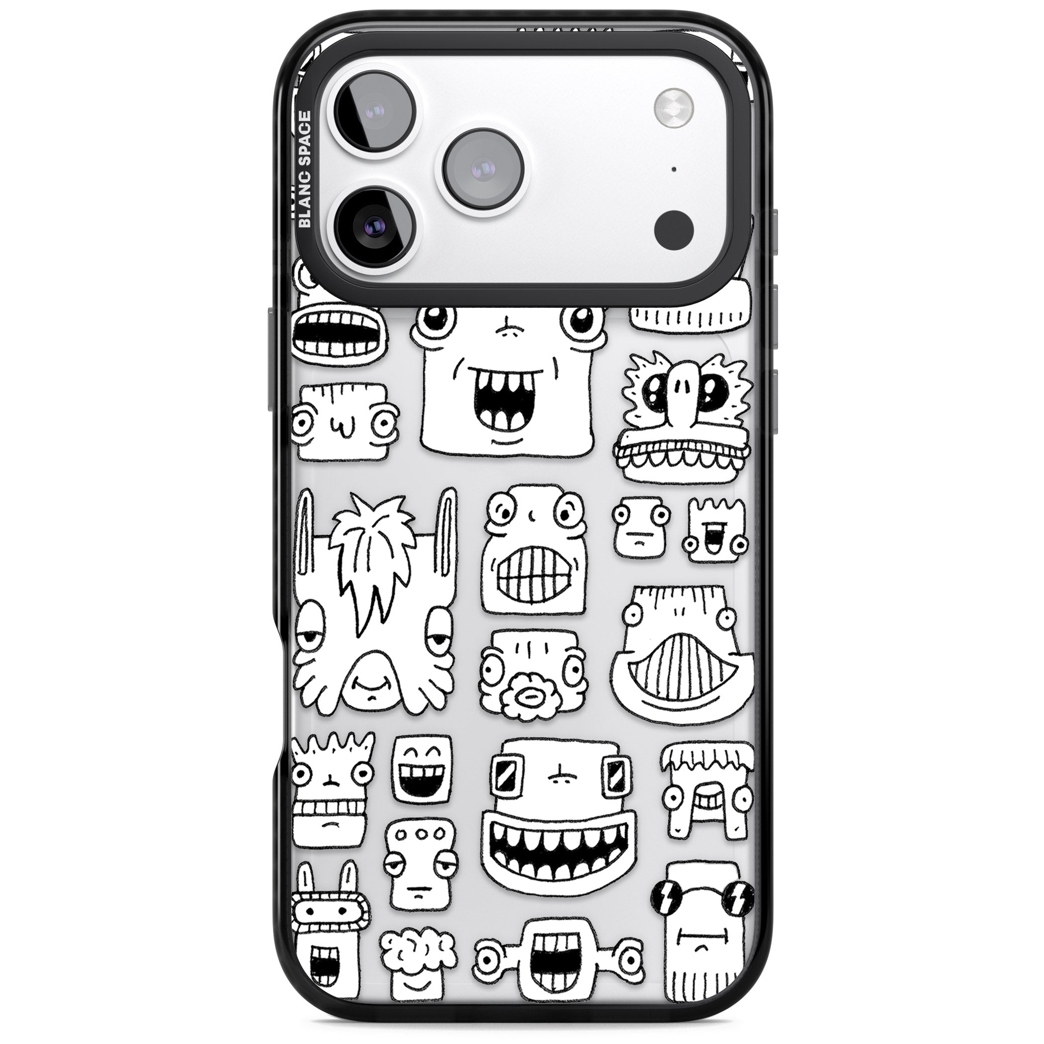 Burst Heads iPhone 17 Pro Impact Black Phone Case