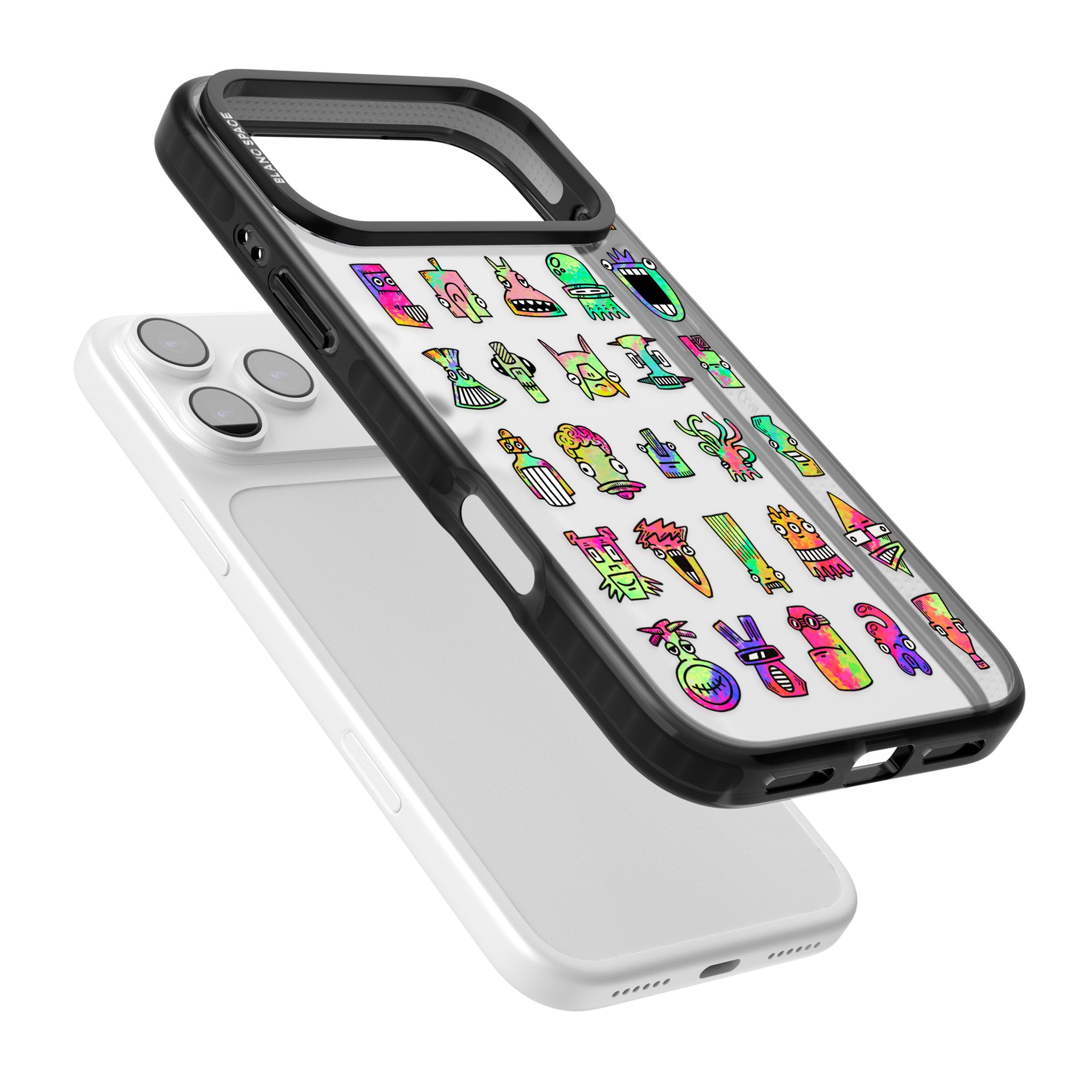 Splashy Friends iPhone 17 Pro Impact Black Phone Case Colours