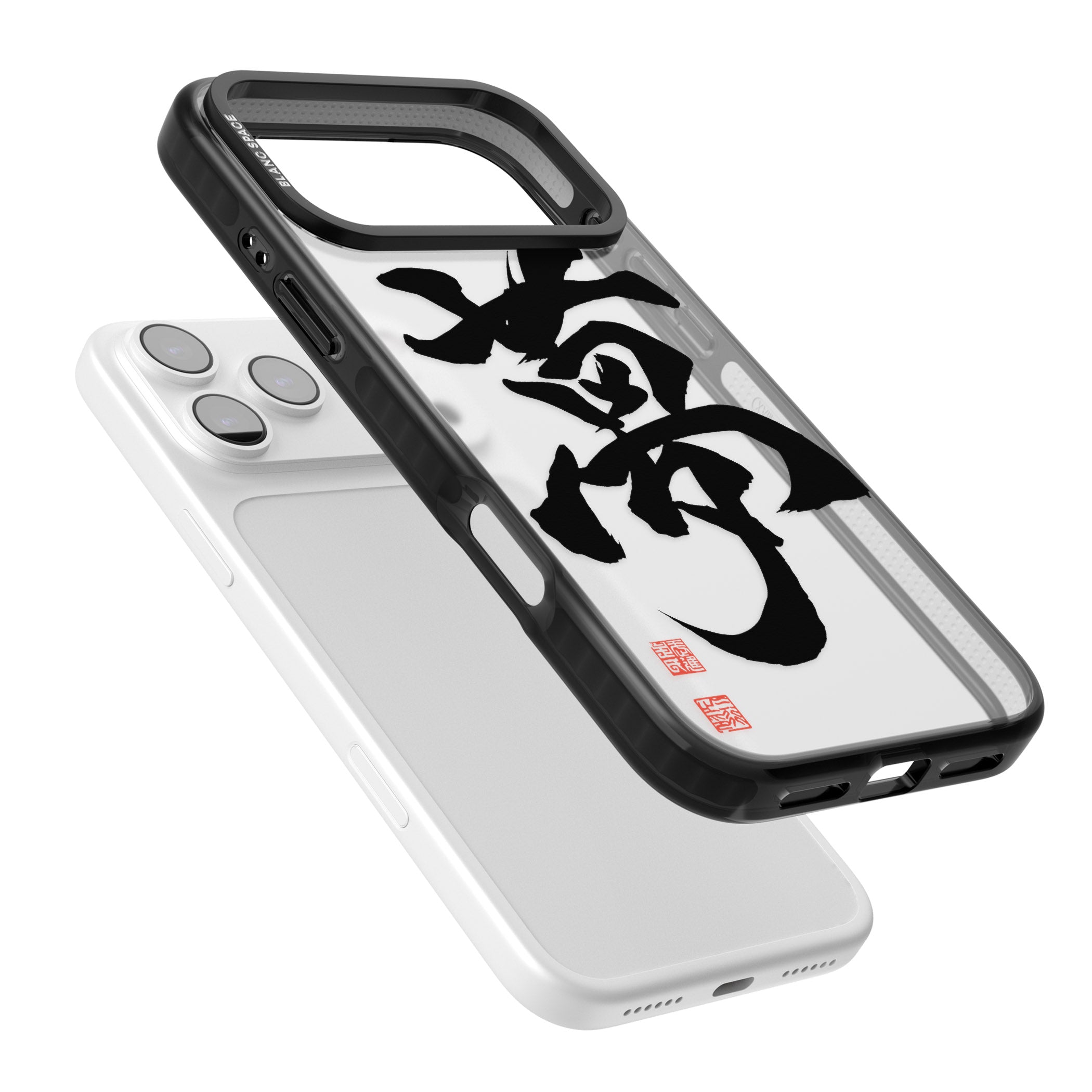 Japanese Kanji Dream iPhone 17 Pro Impact Black Phone Case Colours