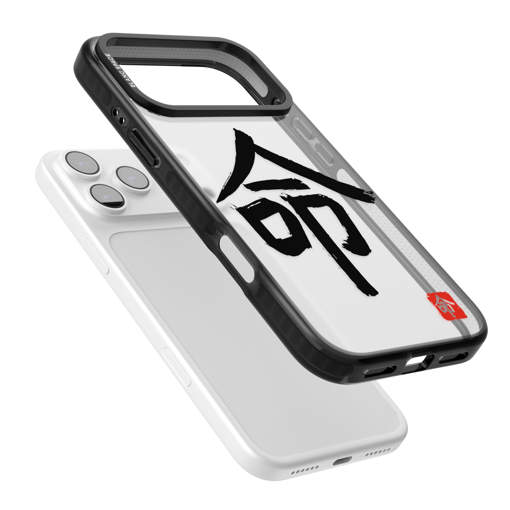 Japanese Kanji Life iPhone 17 Pro Impact Black Phone Case Colours