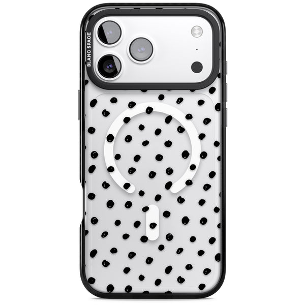 Messy Black Dot Pattern