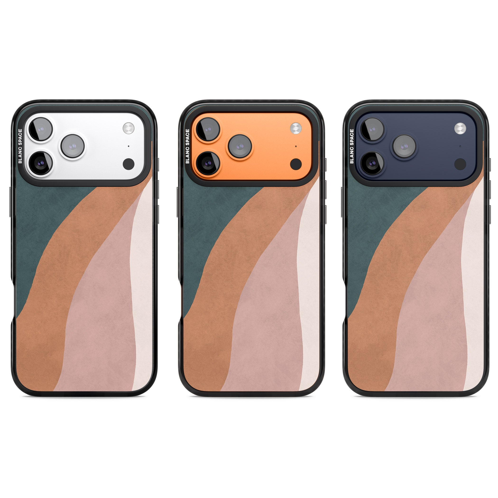 Earthwave Abstract iPhone 17 Pro Impact Pro Black Phone Case APT Impact Protection