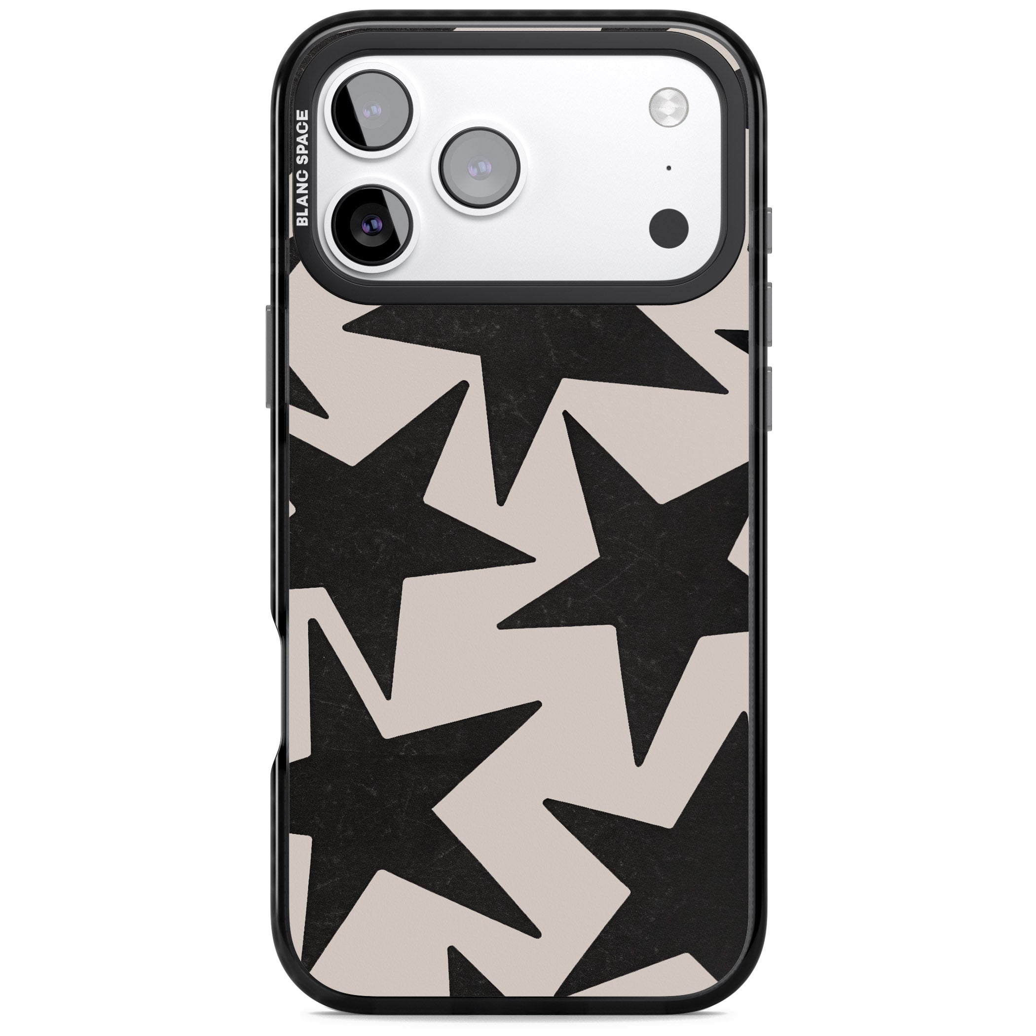 Black Superstars iPhone 17 Pro Impact Pro Black Phone Case