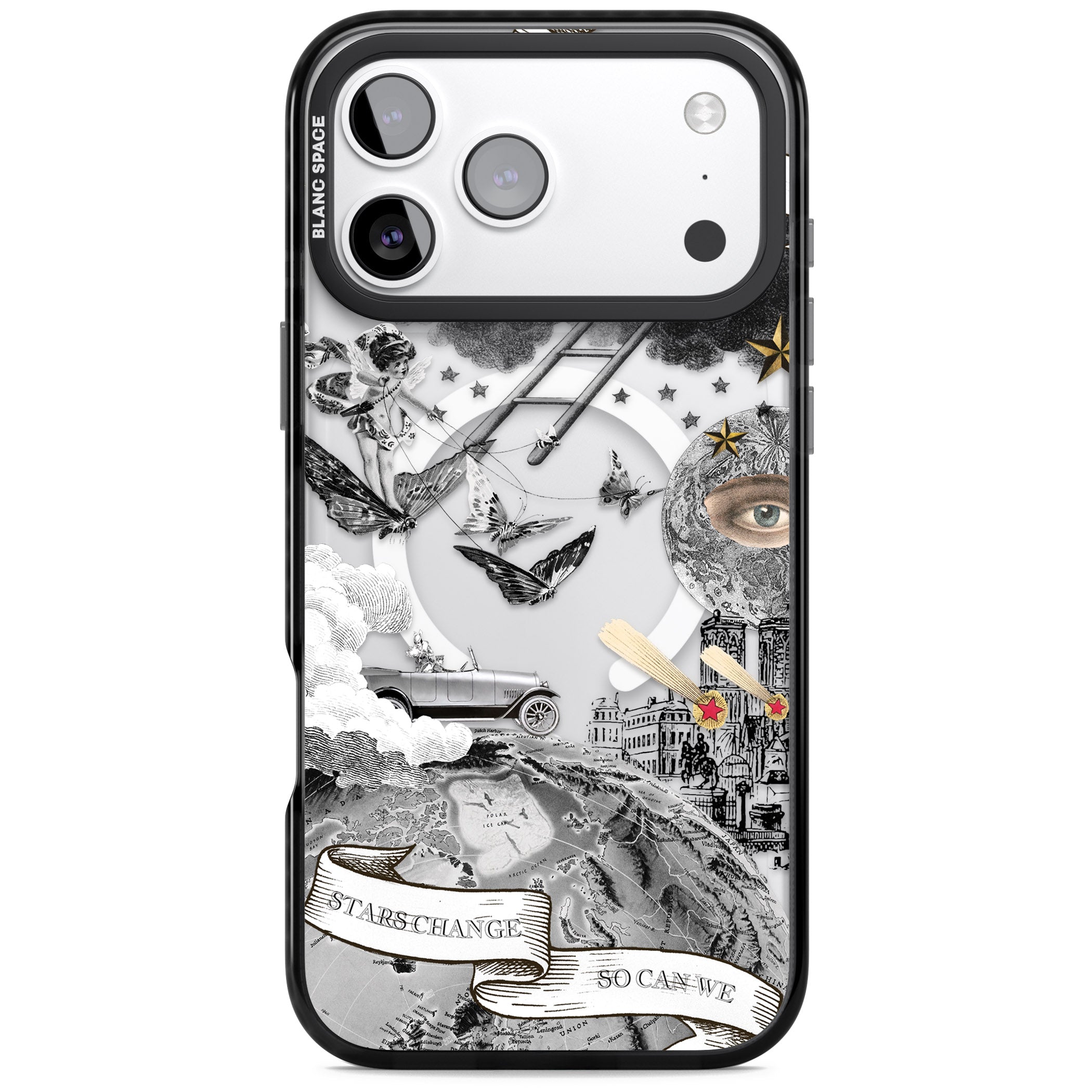 Stars Change So Can We iPhone 17 Pro Impact Pro Black Phone Case