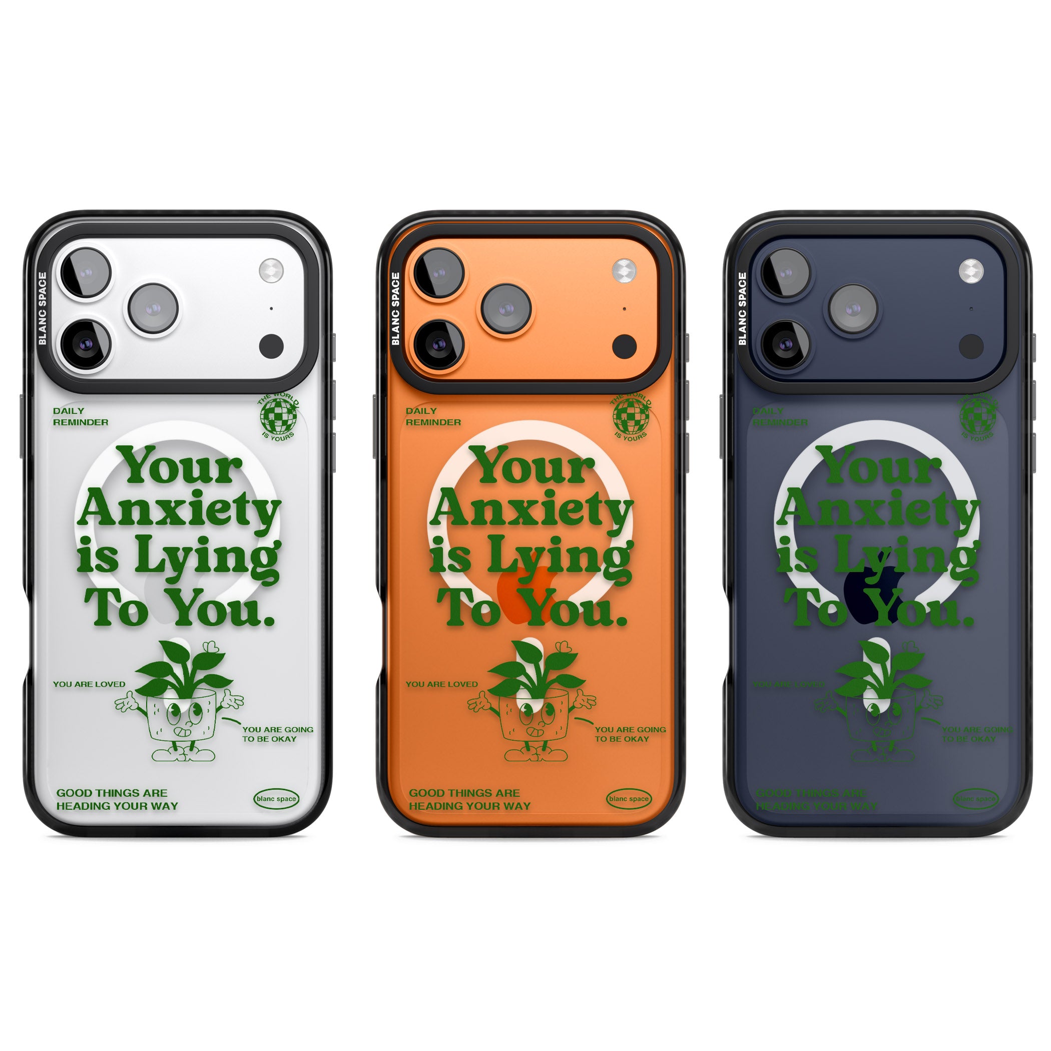 Your Anxiety Is Lying To You iPhone 17 Pro Impact Pro Black Phone Case APT Impact Protection