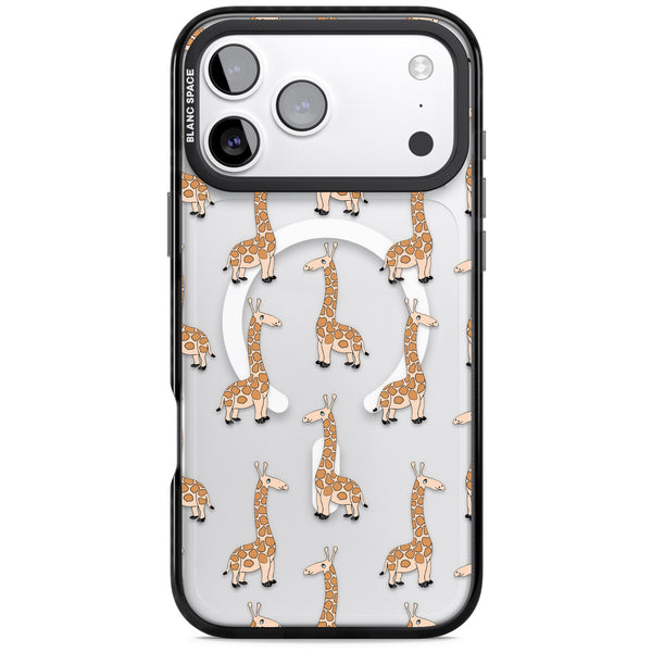 Cute Giraffe Pattern Clear