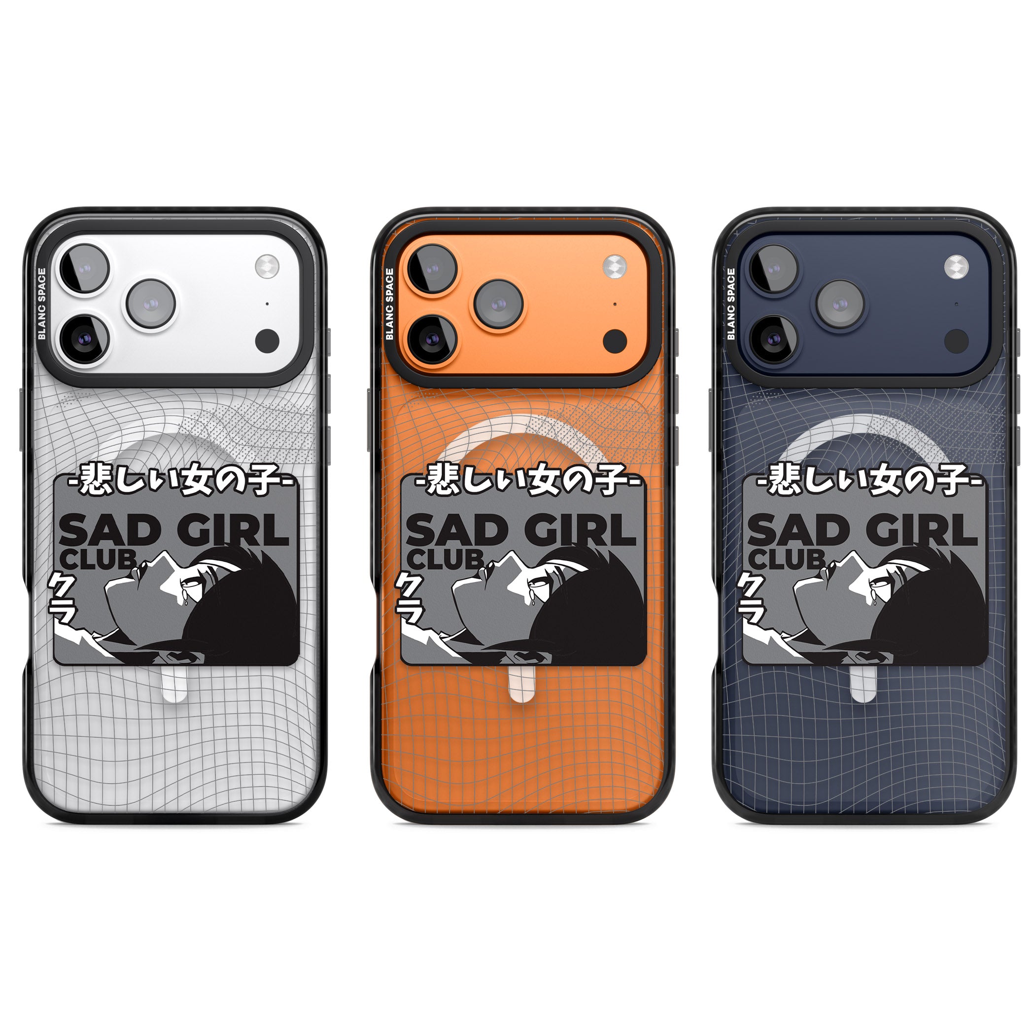 Sad Girl Club iPhone 17 Pro Impact Pro Black Phone Case APT Impact Protection