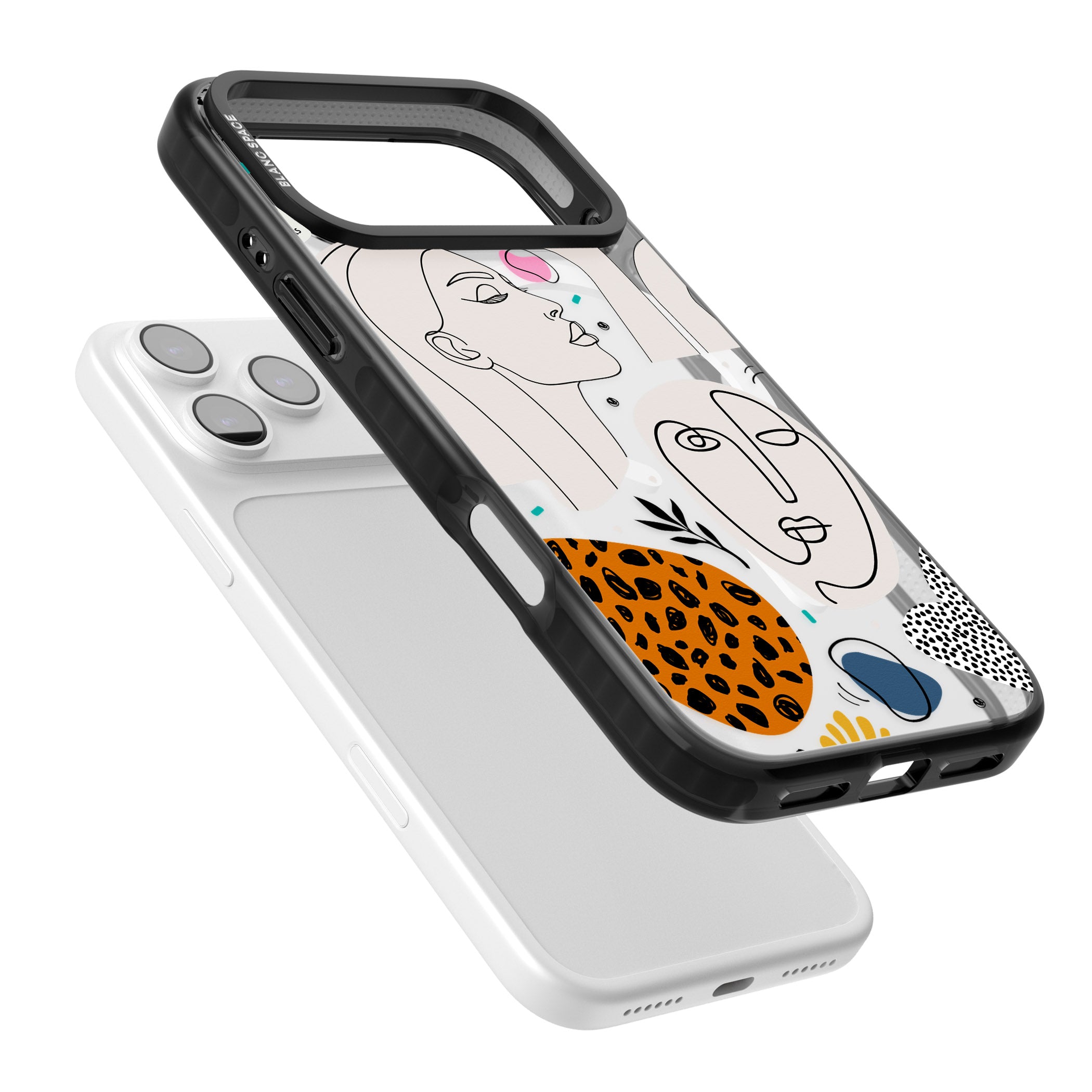 Artistic Expression Scrapbook iPhone 17 Pro Impact Pro Black Phone Case Colours