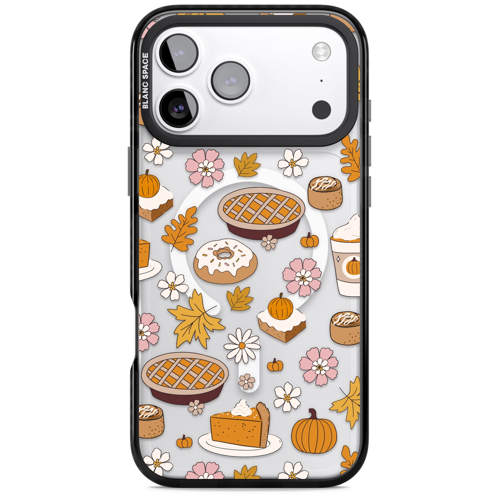 Pumpkin Pie Autumn Treats iPhone 17 Pro Impact Pro Black Phone Case