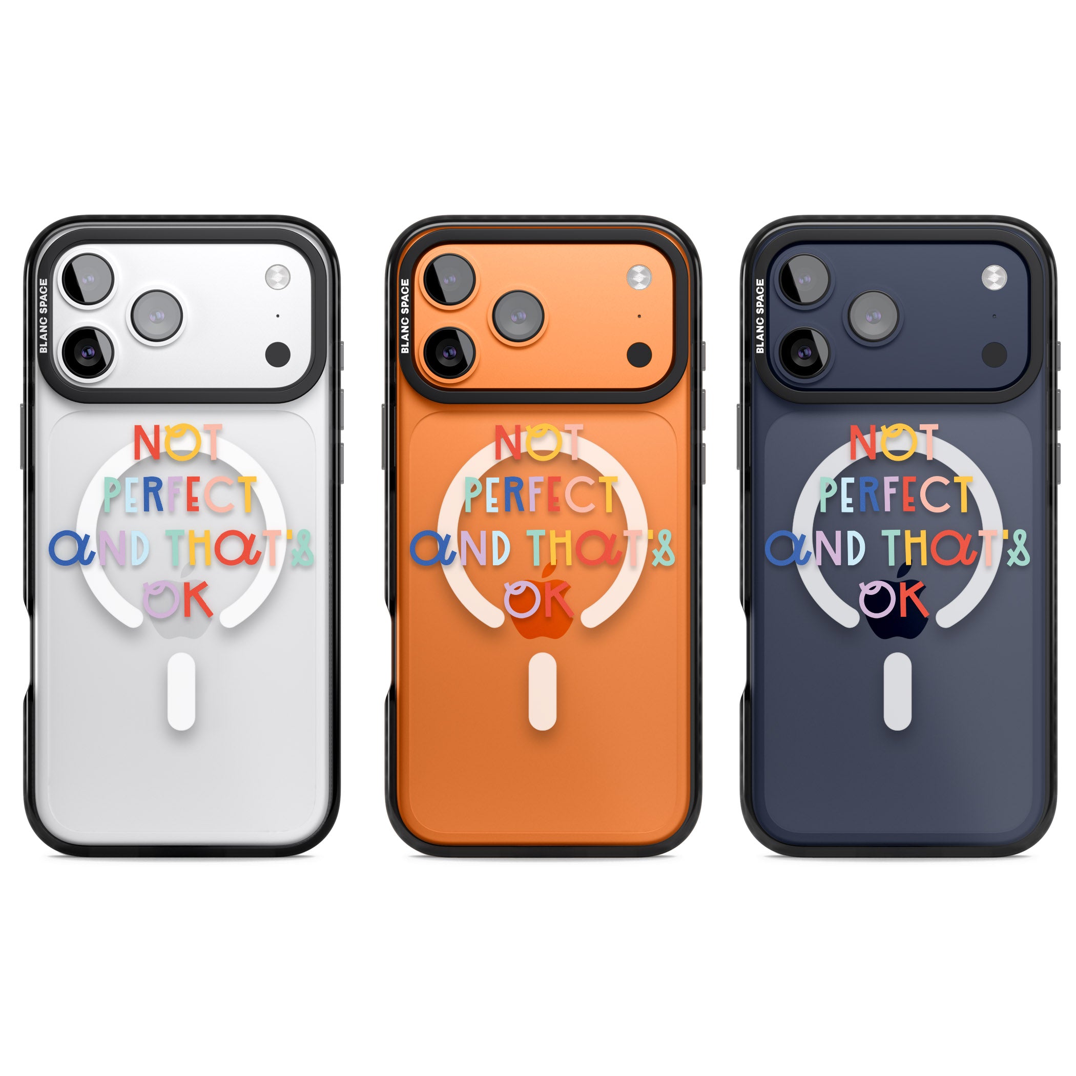 Not Perfect Clear iPhone 17 Pro Impact Pro Black Phone Case APT Impact Protection