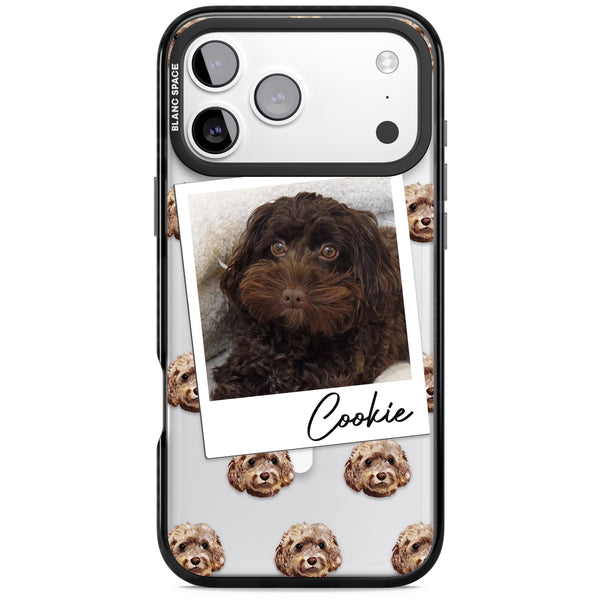 Personalised Brown Cockapoo Instant Camera Photo