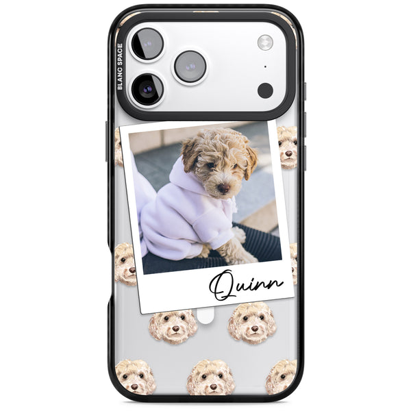 Personalised Cream Cockapoo Instant Camera Photo