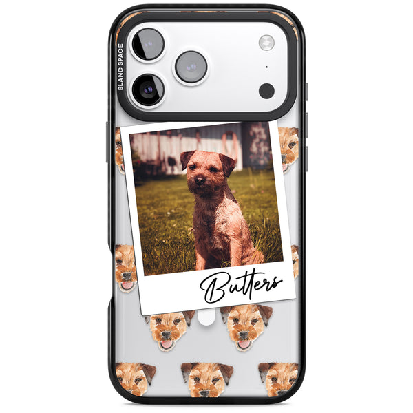 Personalised Border Terrier Instant Camera Photo