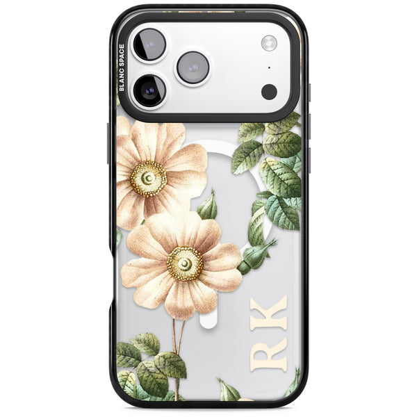 Personalised Vintage Floral Anemone