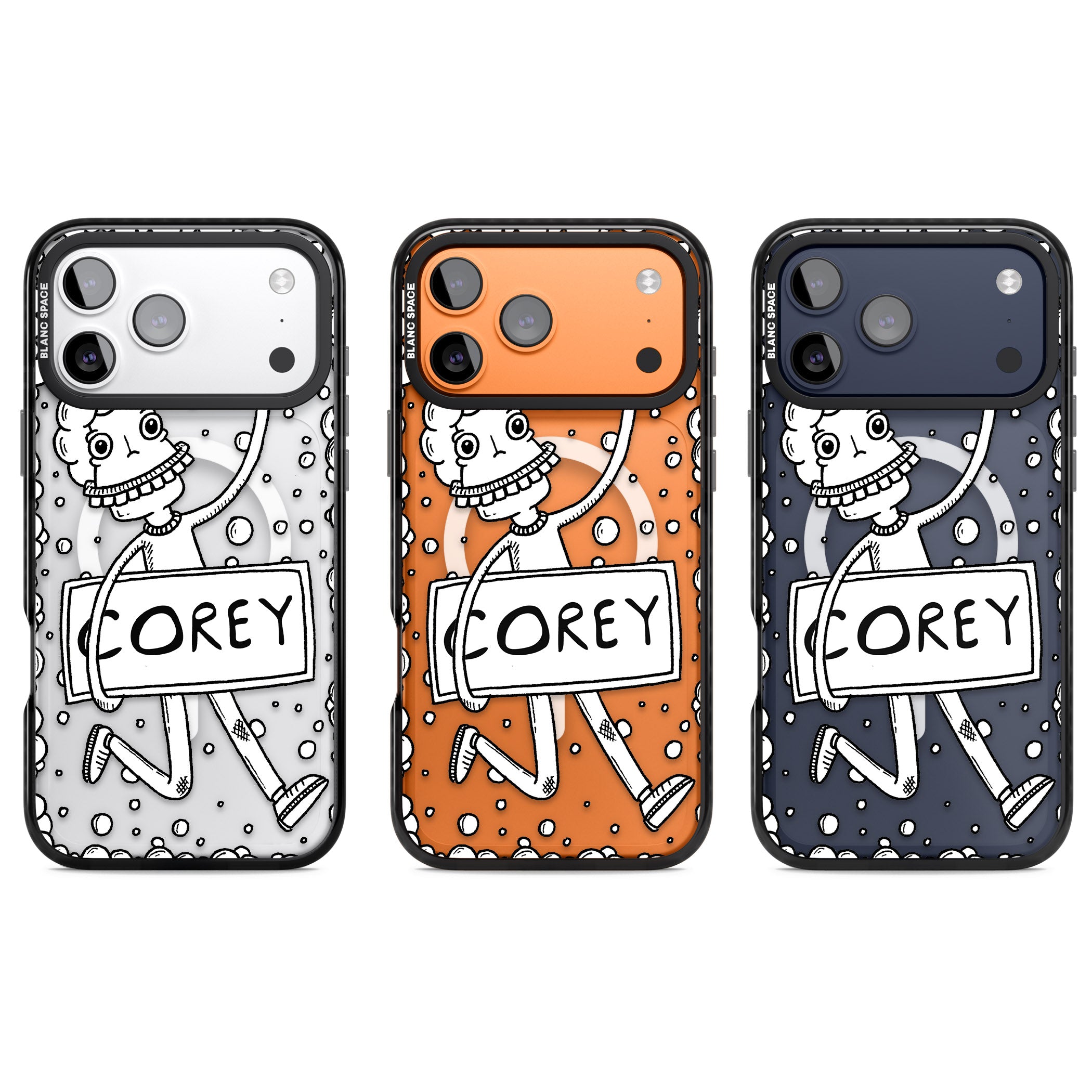 Personalised Banner Boy iPhone 17 Pro Impact Pro Black Phone Case APT Impact Protection