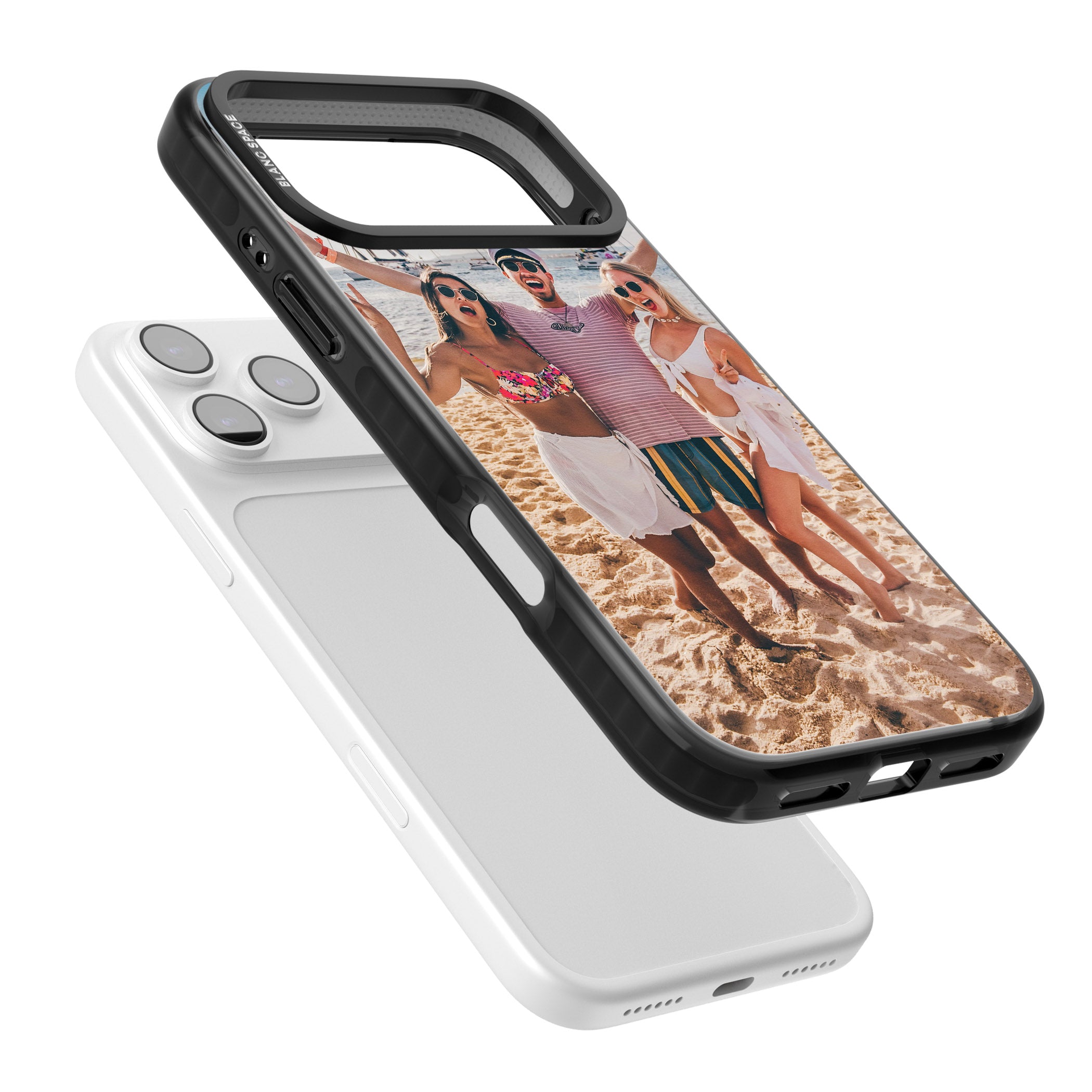 Personalised Photo iPhone 17 Pro Impact Pro Black Phone Case Colours